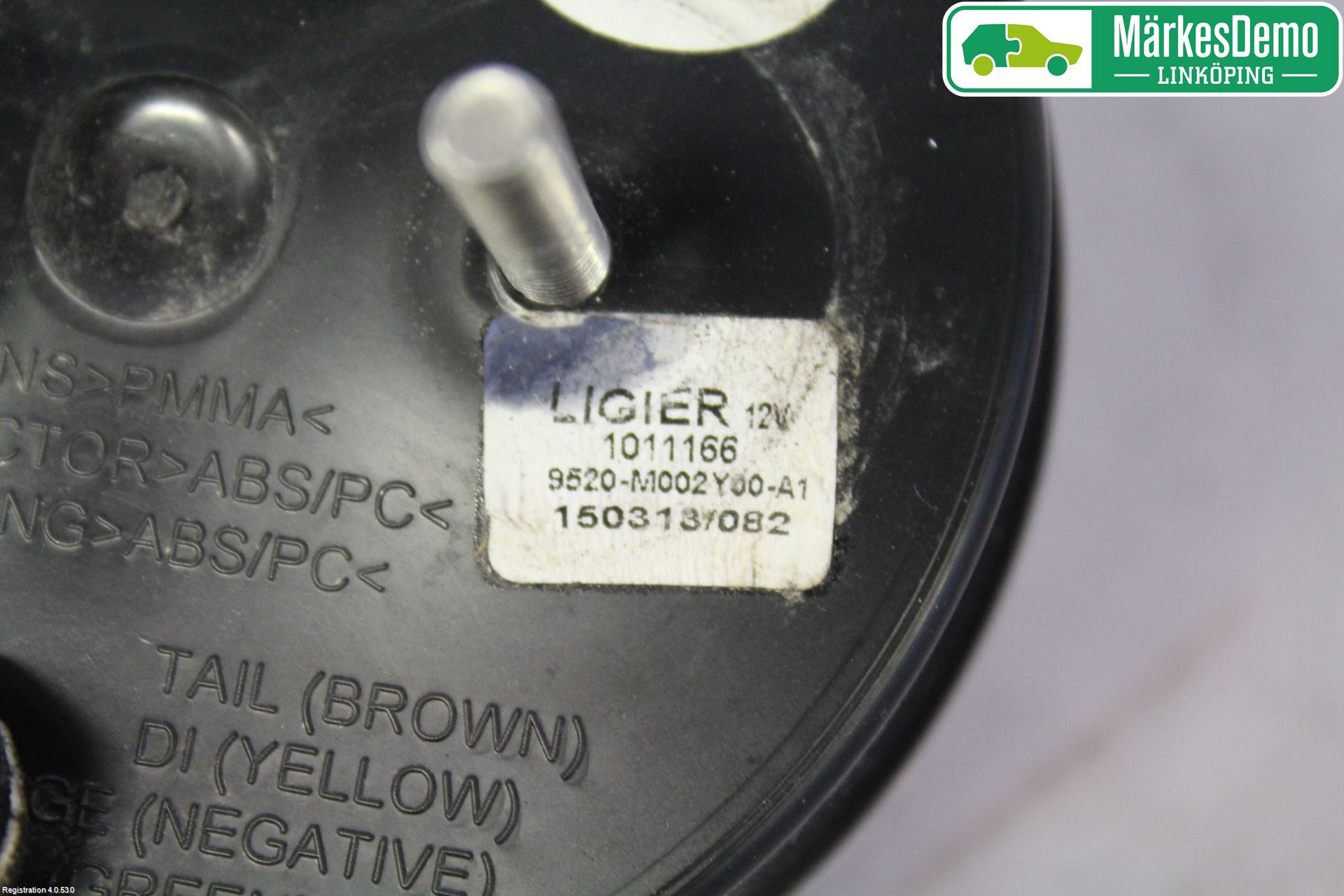 Mopedbil Microcar MICROCAR Blinkers Bak Kompl Hö