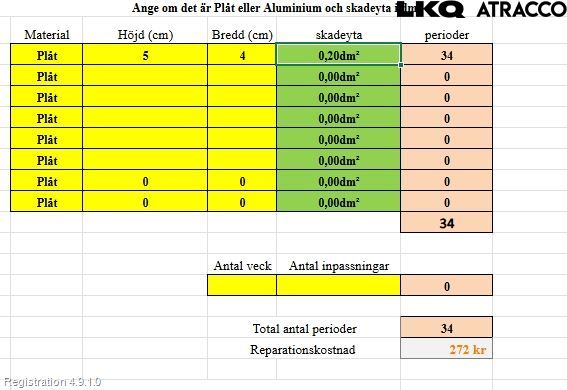 Volvo V70 08-13 Dörr Bak Vänster