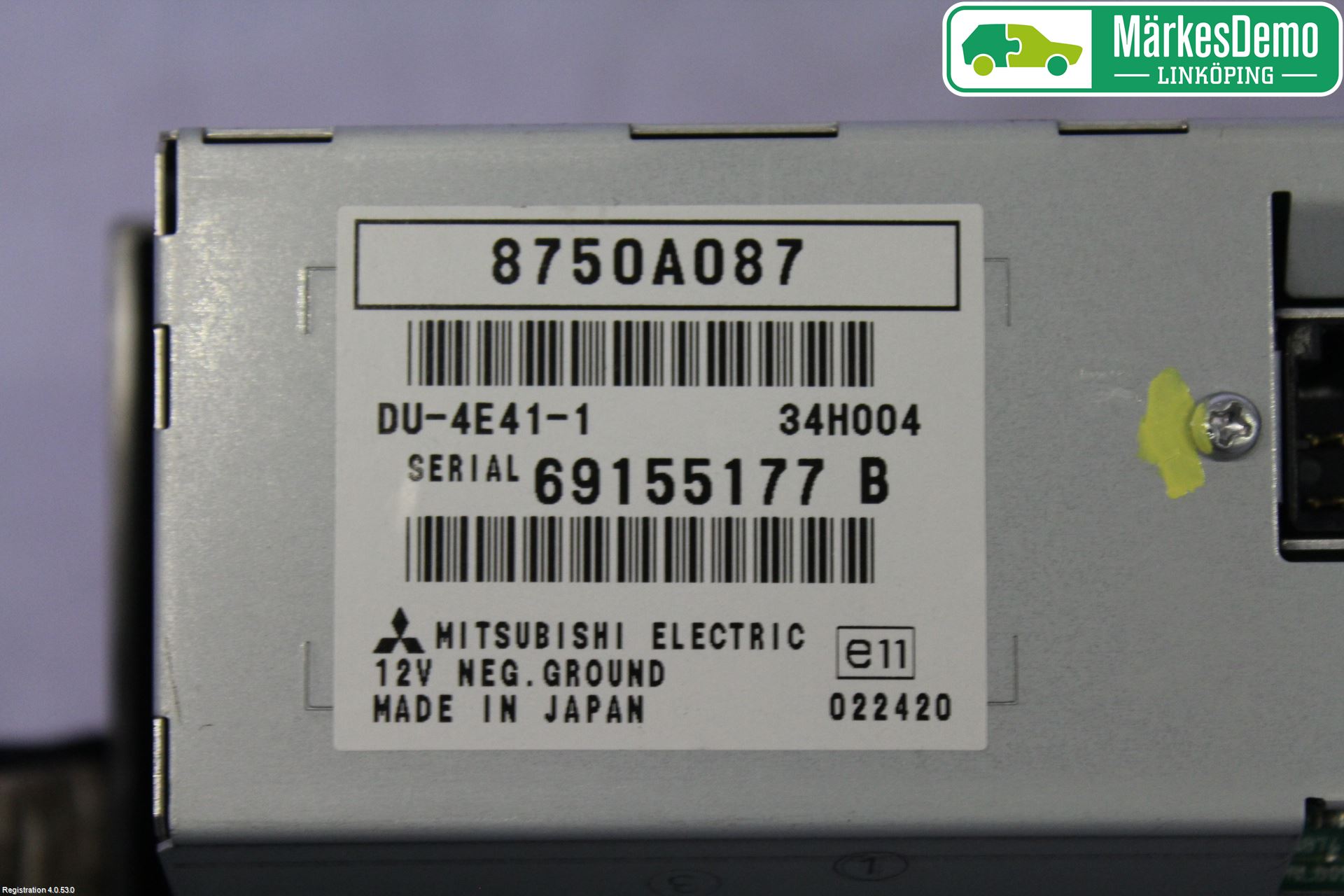 Mitsubishi GRANDIS Färddator