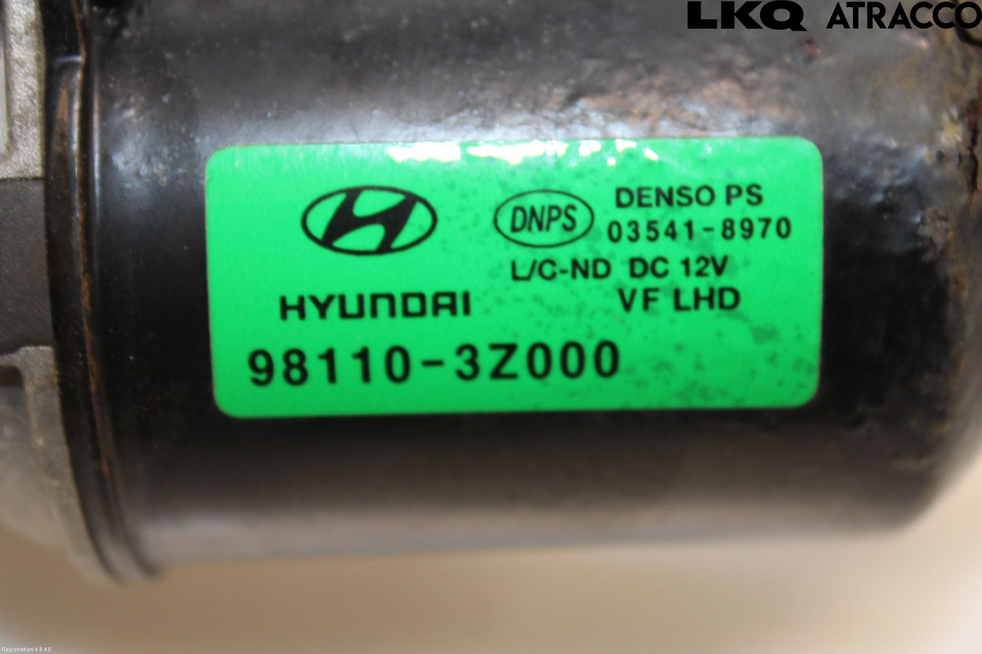 Hyundai i40 08-15 Torkarmekanism Vindruta