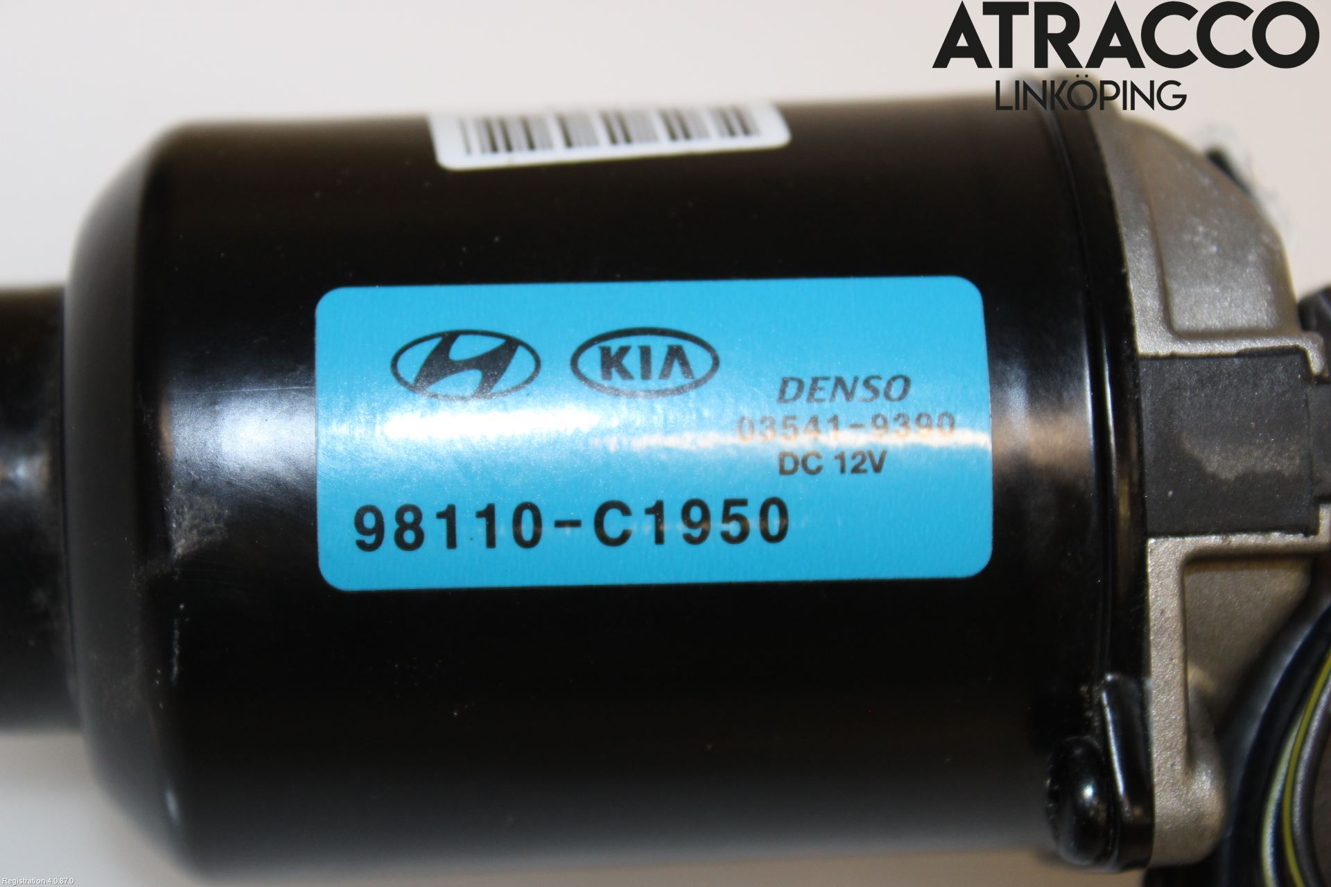 Kia STONIC 18->> Torkarmotor Vindruta