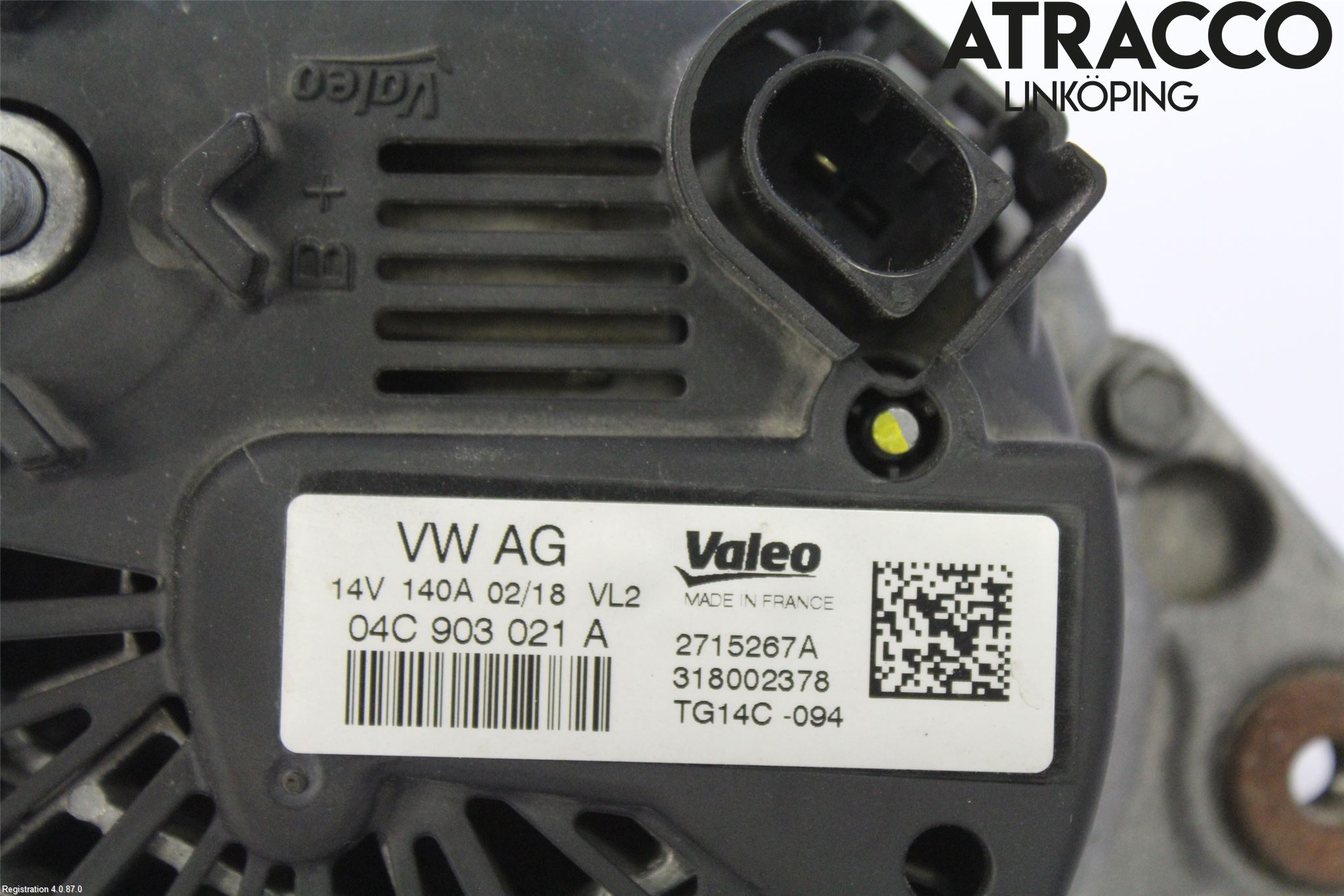 Volkswagen VW GOLF SPORTSVAN 15-20 Generator