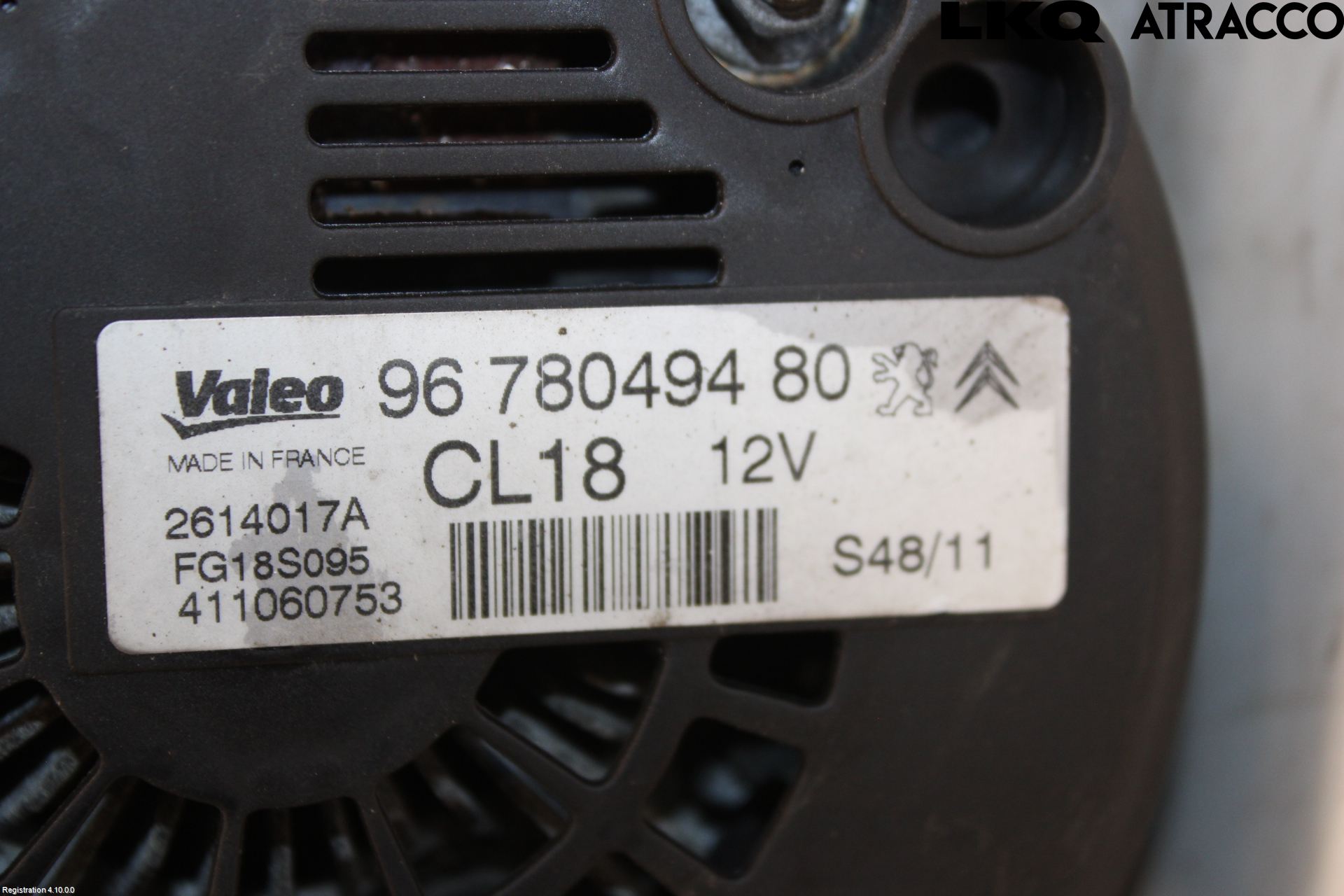 Peugeot 508 11-18 Generator