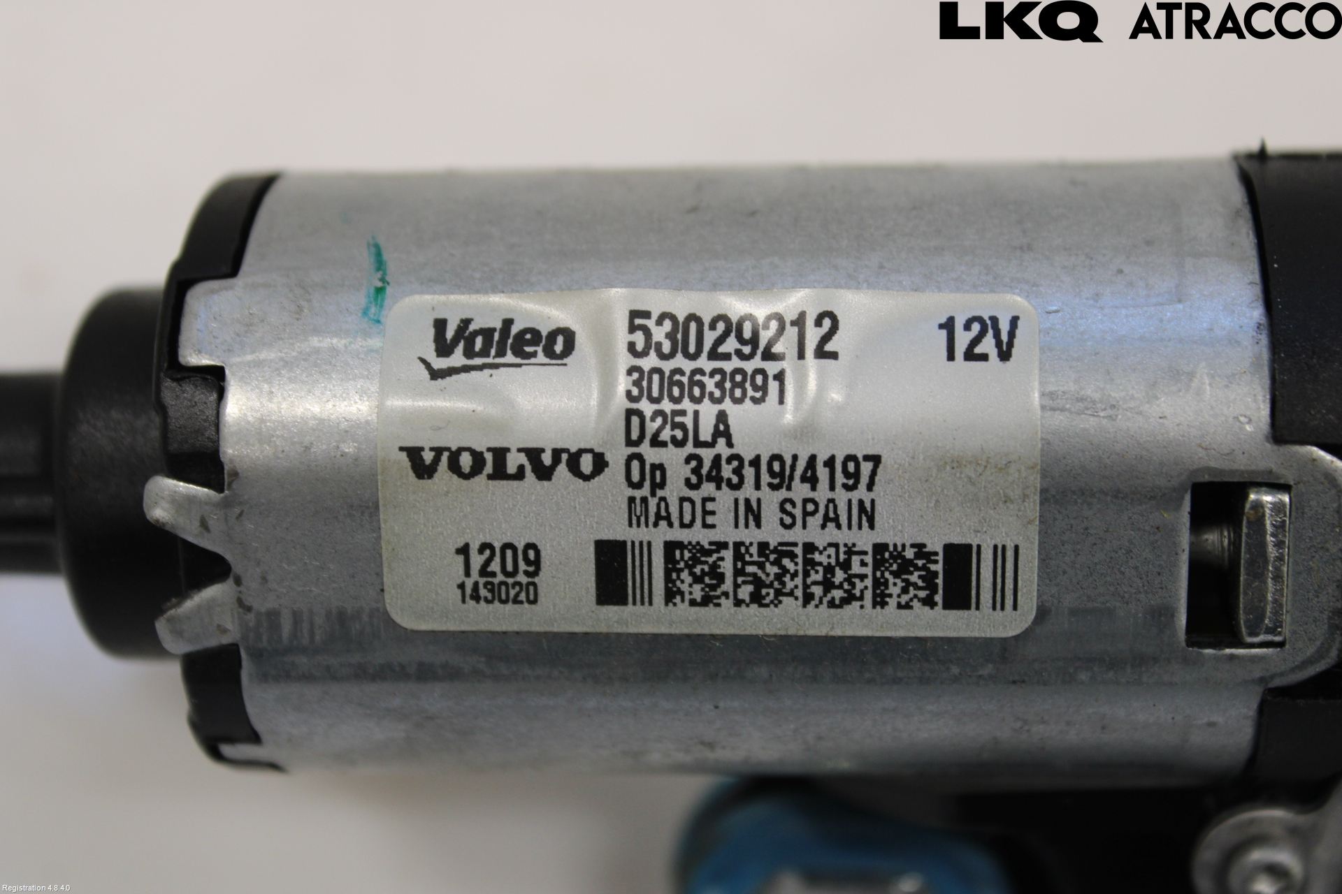 Volvo V70 08-13 Torkarmotor Baklucka
