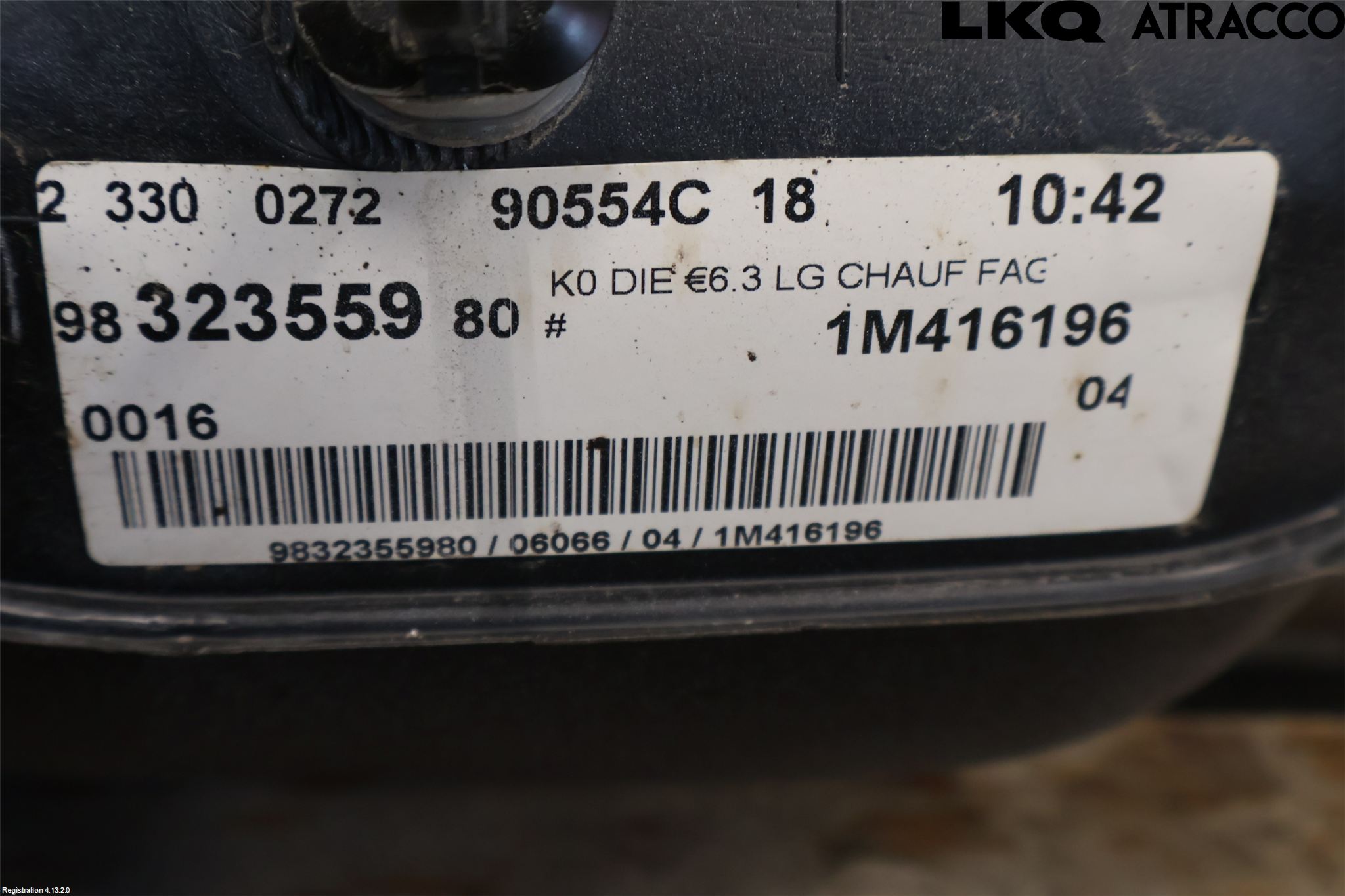 Opel VIVARO 20- Bränsletank Diesel