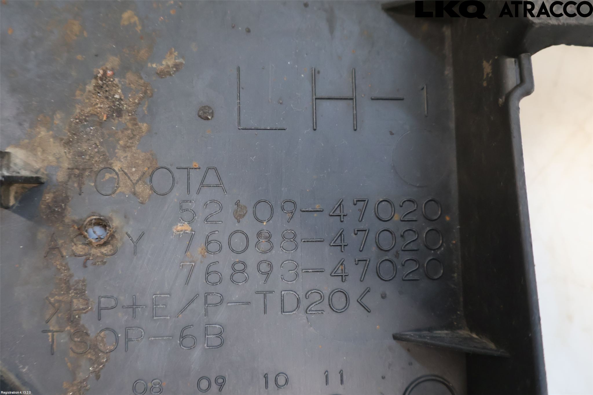 Toyota PRIUS ZVW30 09-20 Stötfångardel Bak Vä