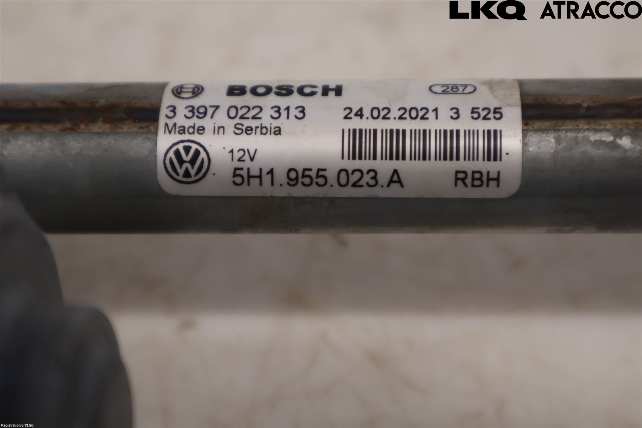 Volkswagen VW GOLF / E-GOLF VIII 20- Torkarmekanism Vindruta