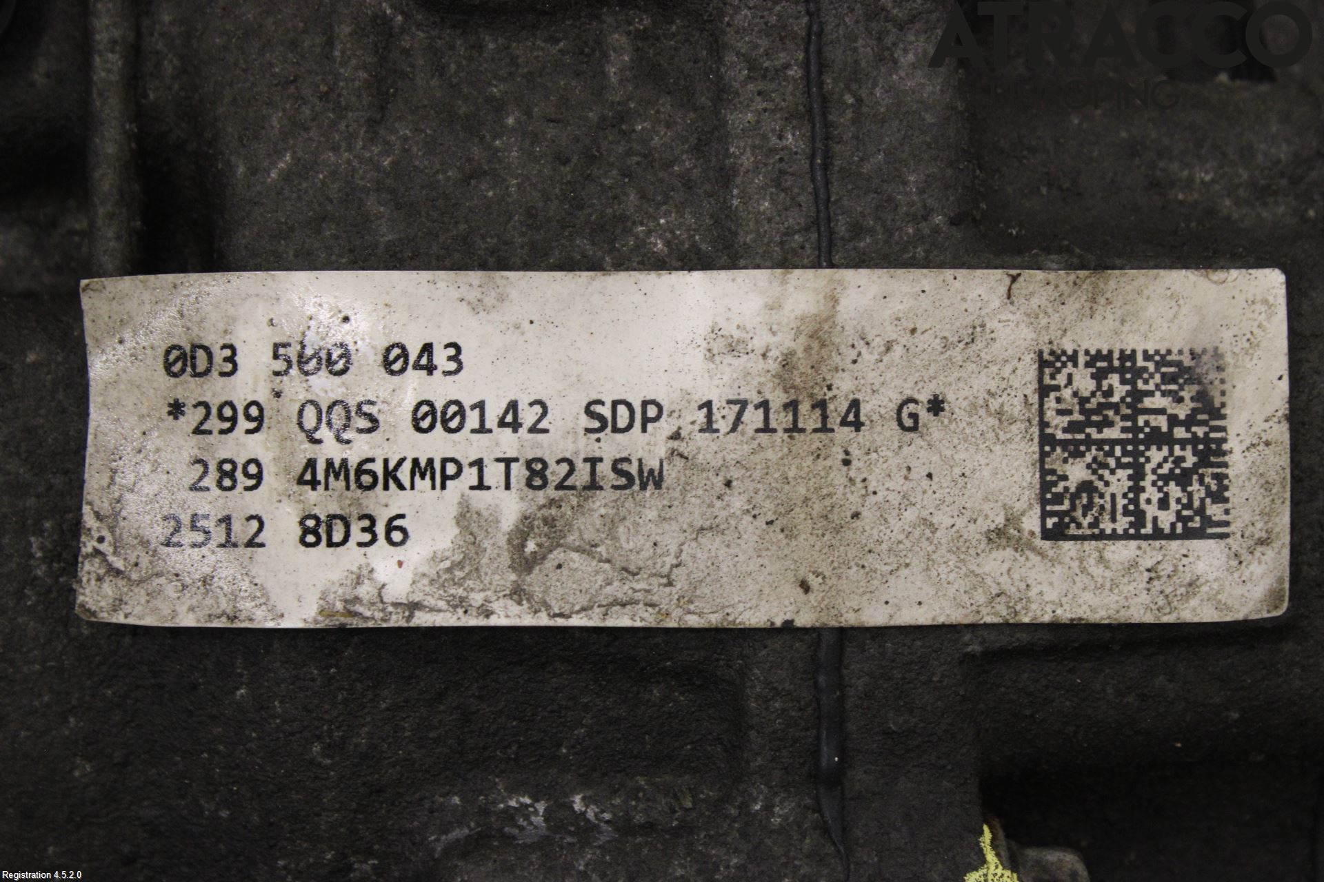 Audi A4/S4 B9 16-19 Bakväxel-Diff