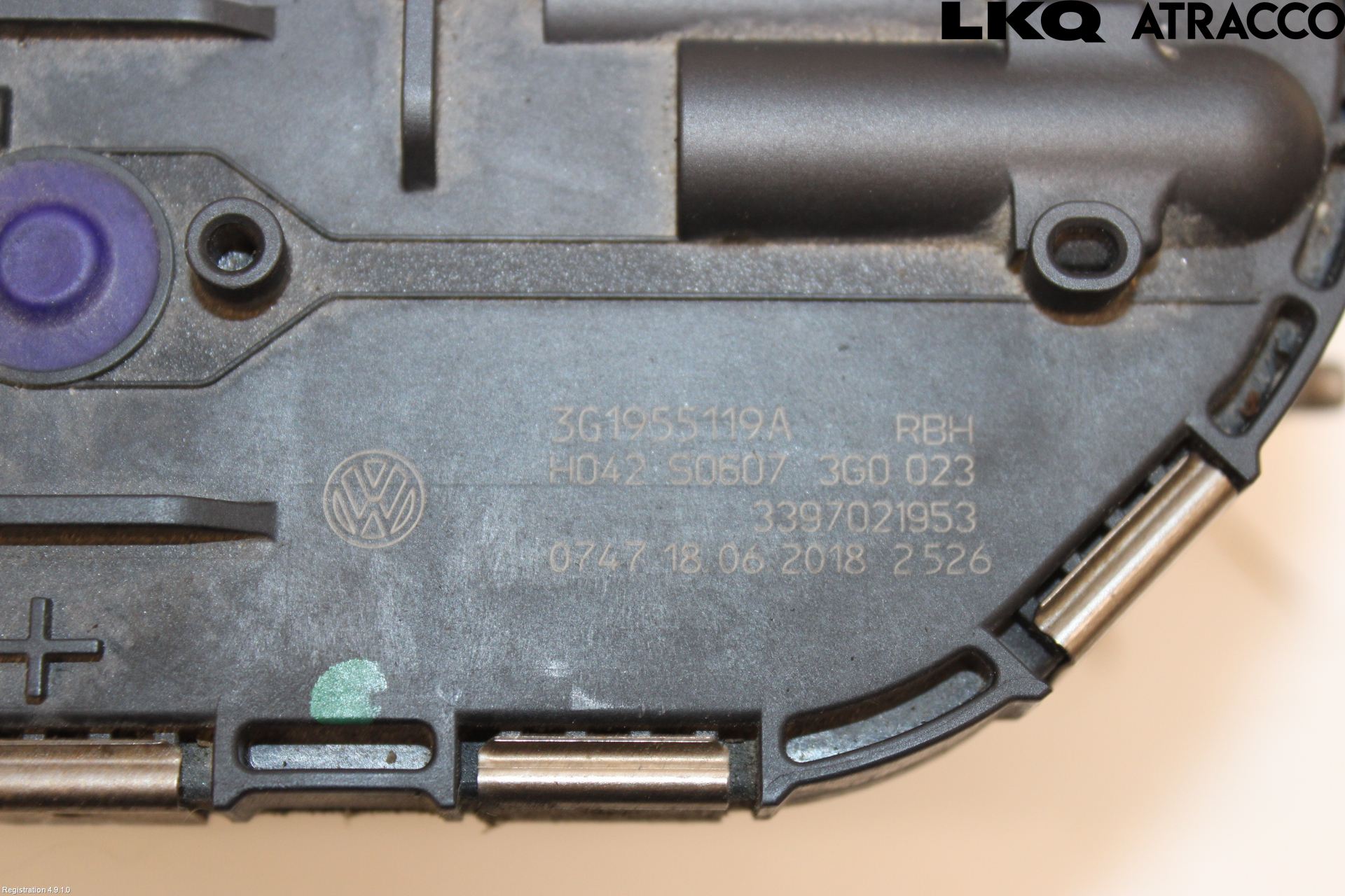 Volkswagen VW PASSAT 15-19 Torkarmekanism Vindruta