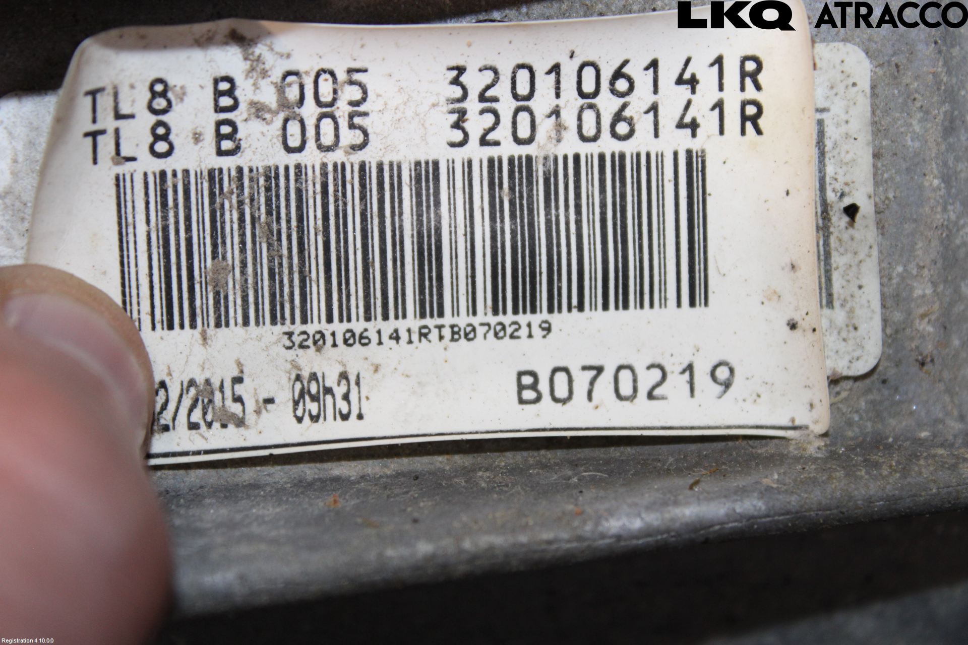 Dacia DUSTER 10-17 Växellåda Man 6 Vxl