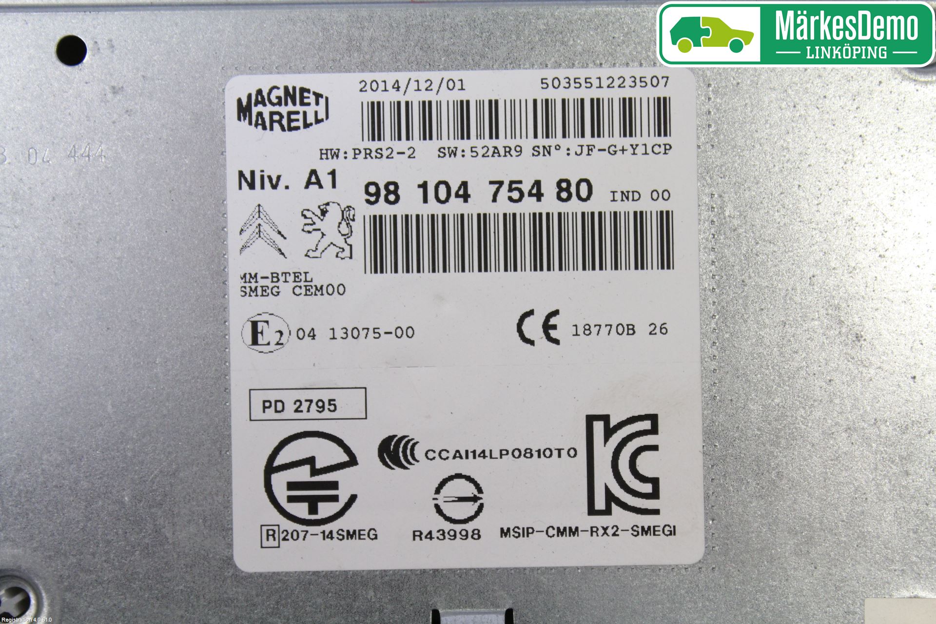 Peugeot 308 14-21 Radio