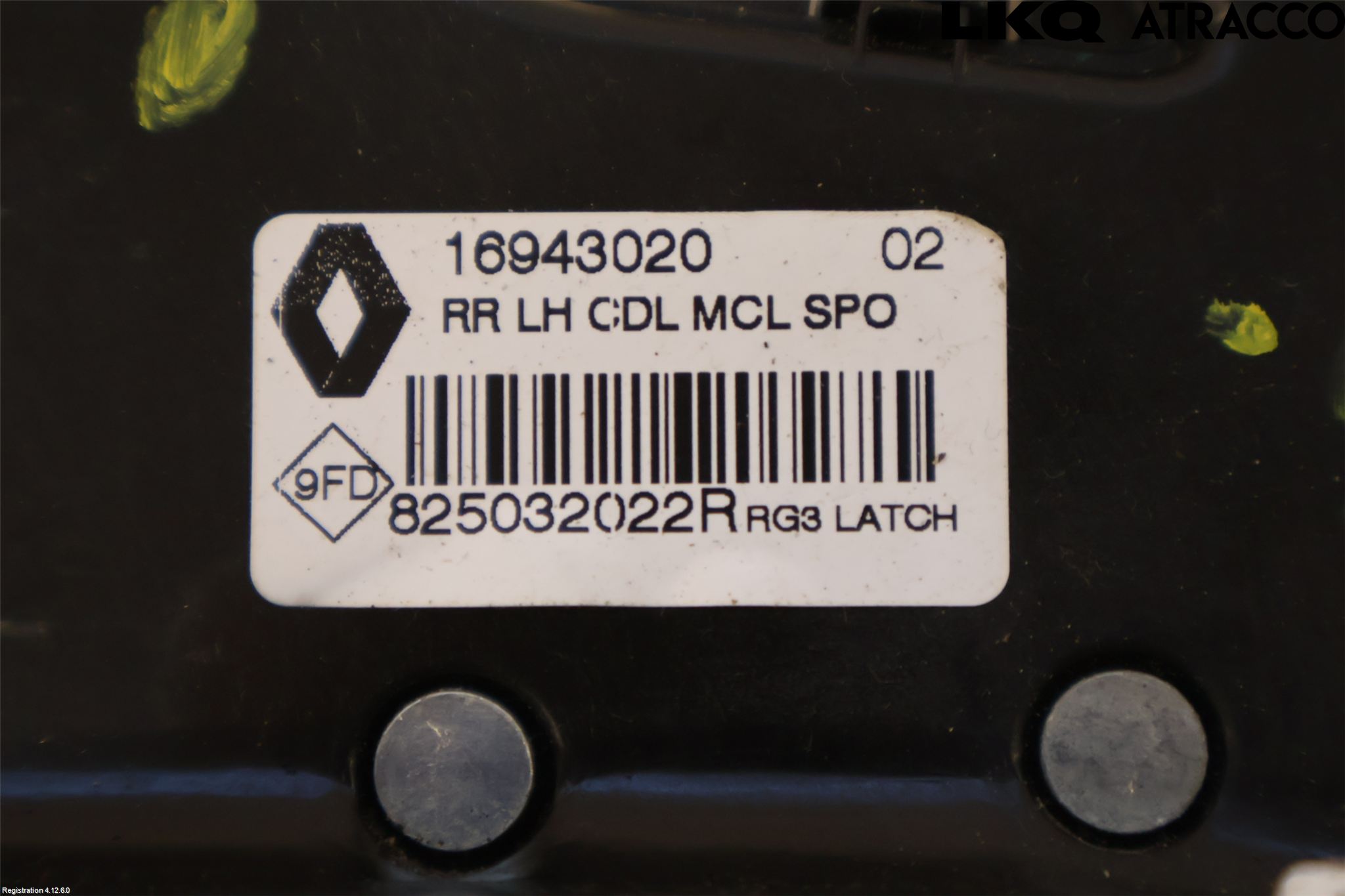 Renault MEGANE IV 16-23 Låskista-Dörrlås