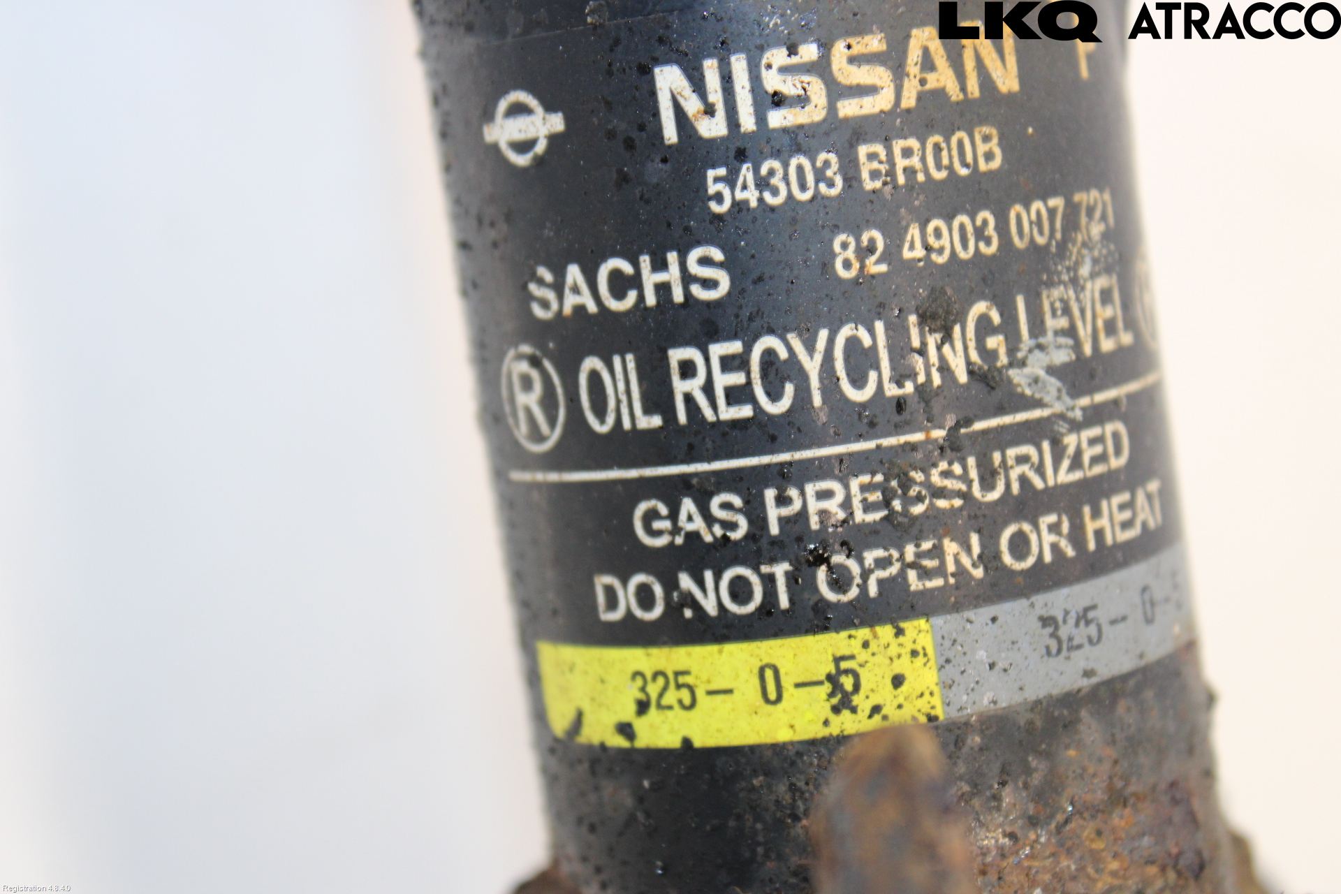 Nissan QASHQAI 10-14 Fjäderben Fram Vänster
