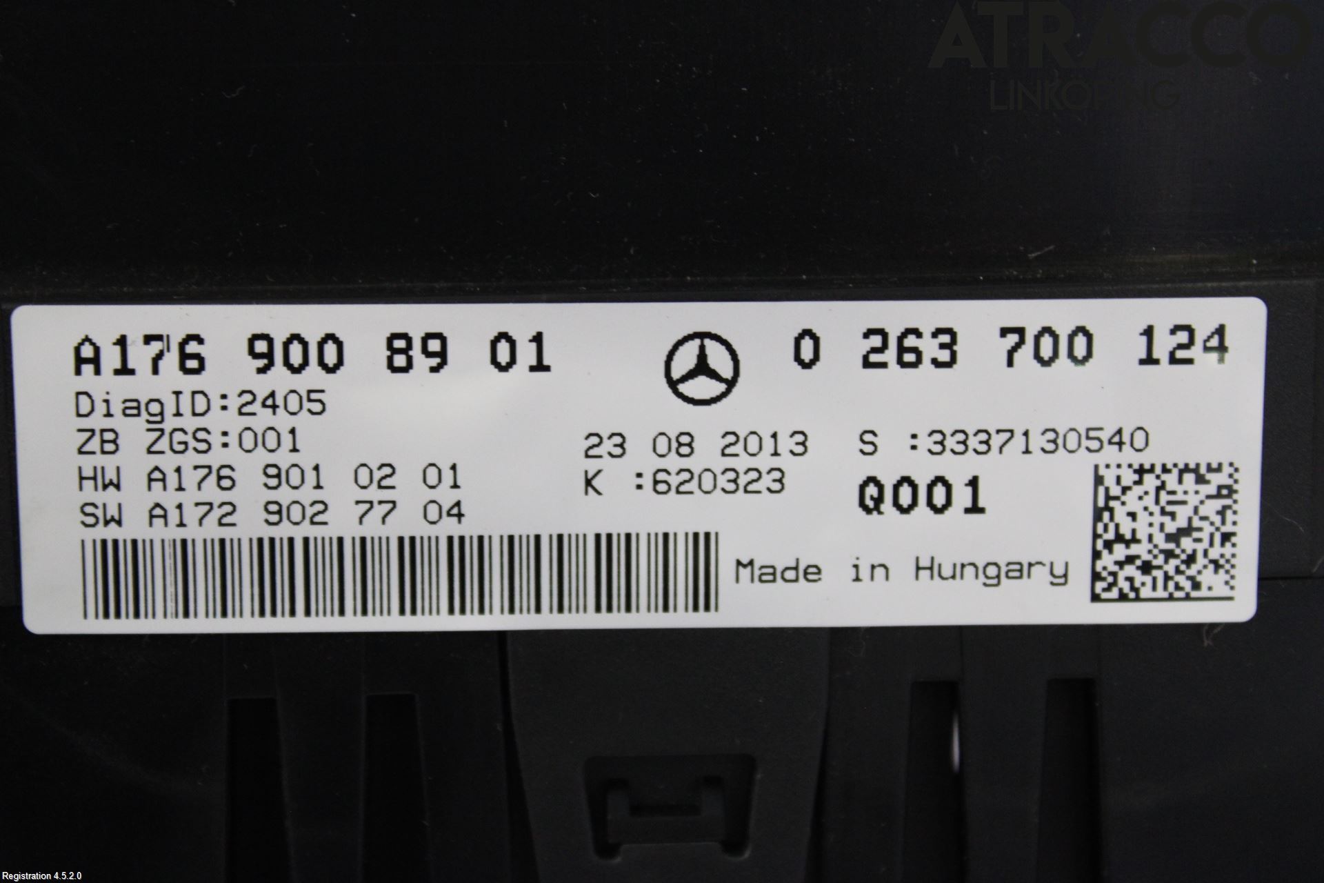 Mercedes-Benz MB A-KLASS (W176) 13-18 Instrument Komb