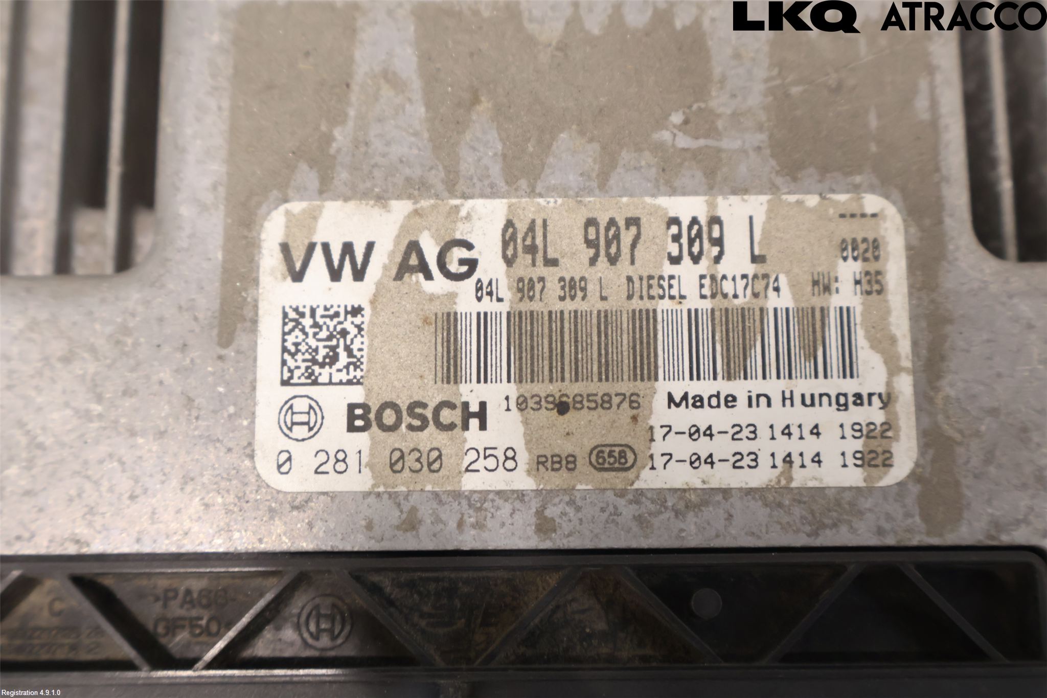 Audi A4/S4 B9 16-19 Styrenhet Inspump Diesel