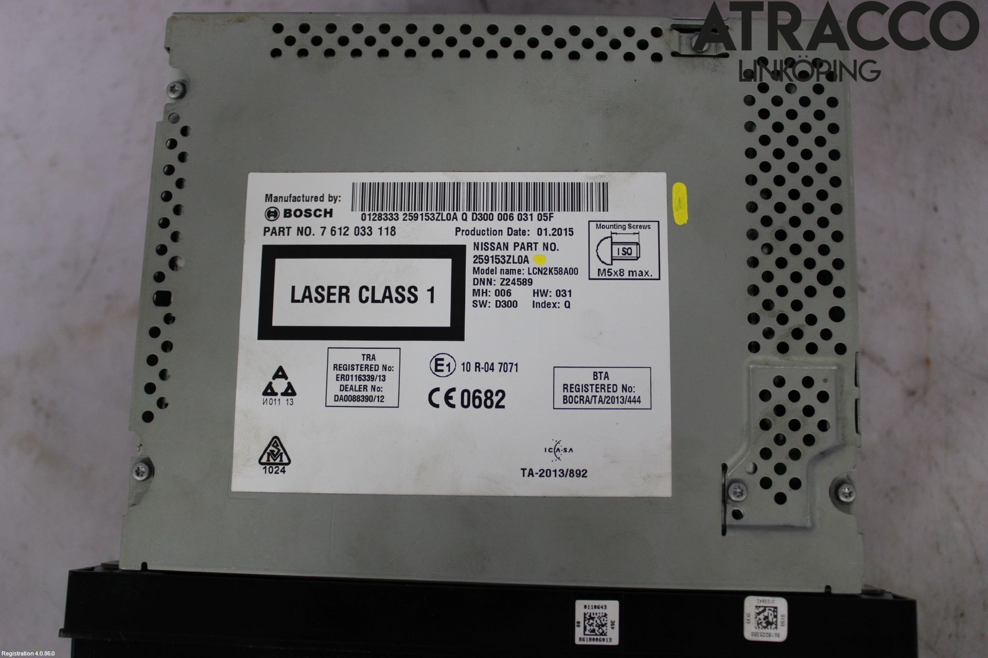 Nissan PULSAR Cd Radio - Multimediapanel