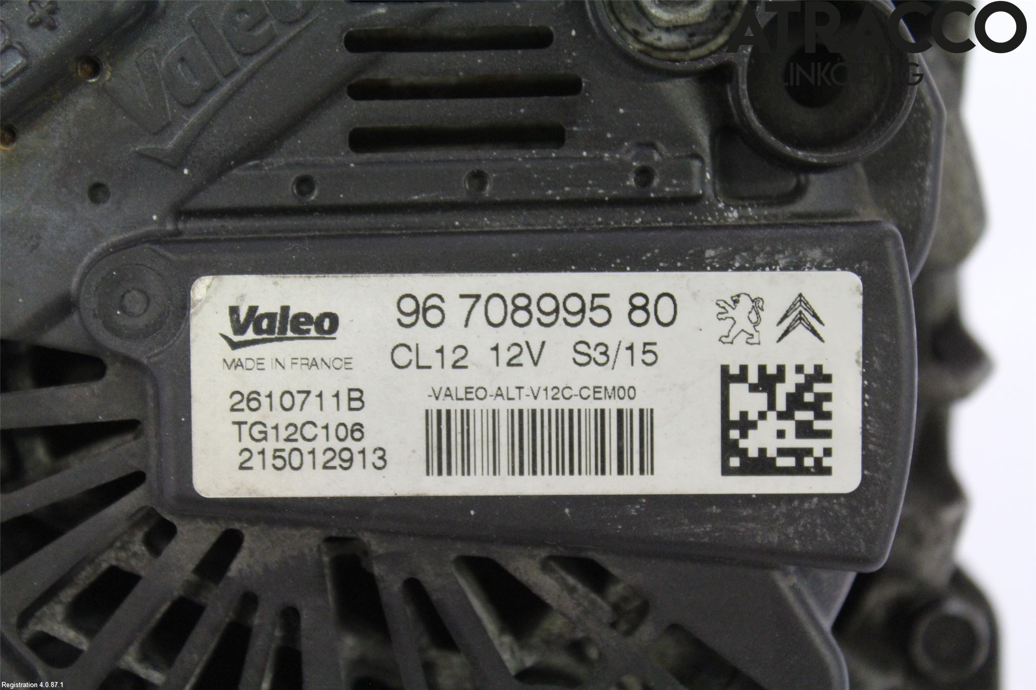 Peugeot 208 12-15 Generator