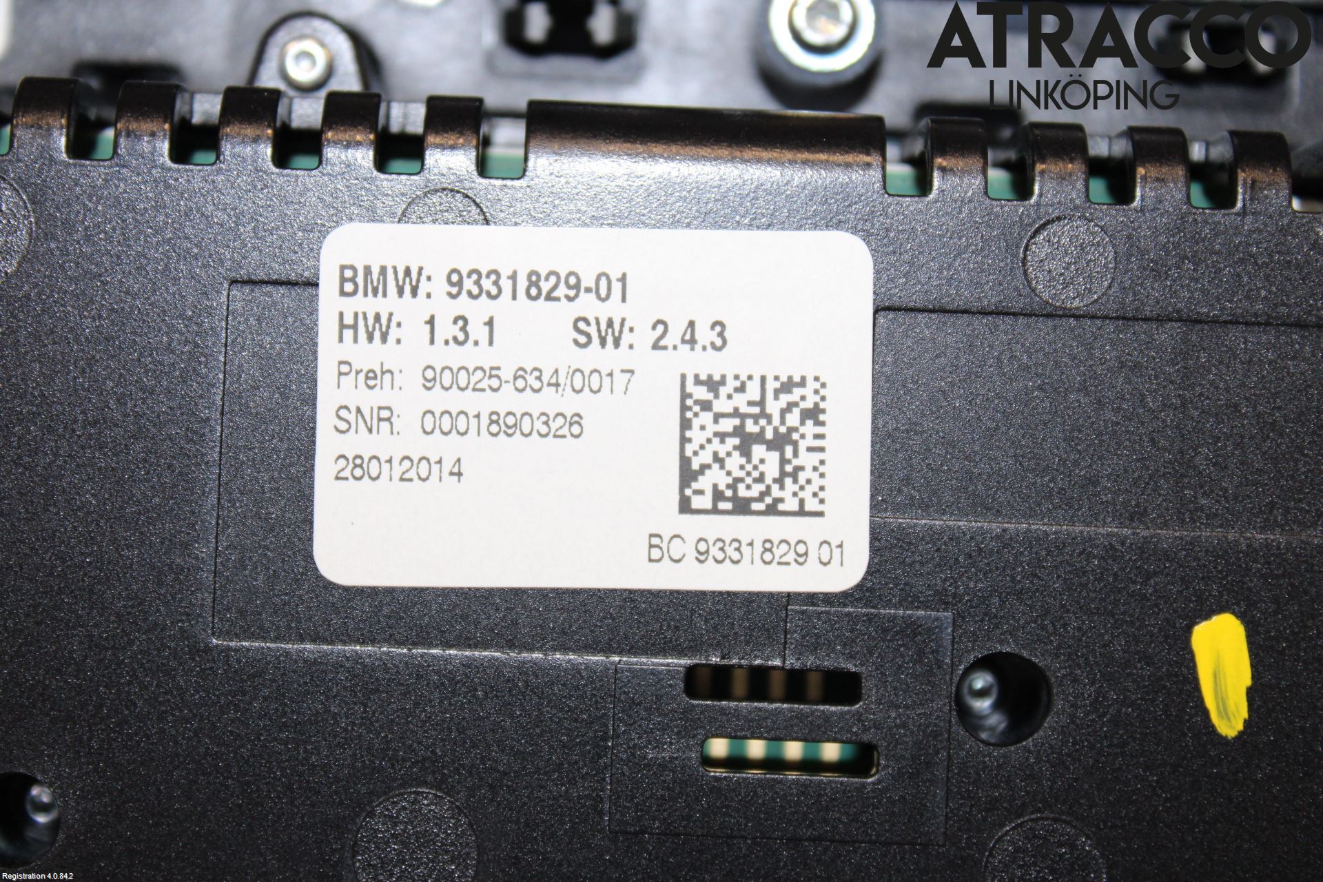 BMW 5 F10/F11/F18 09-17 Ac Styrenhet Ac Manöveren