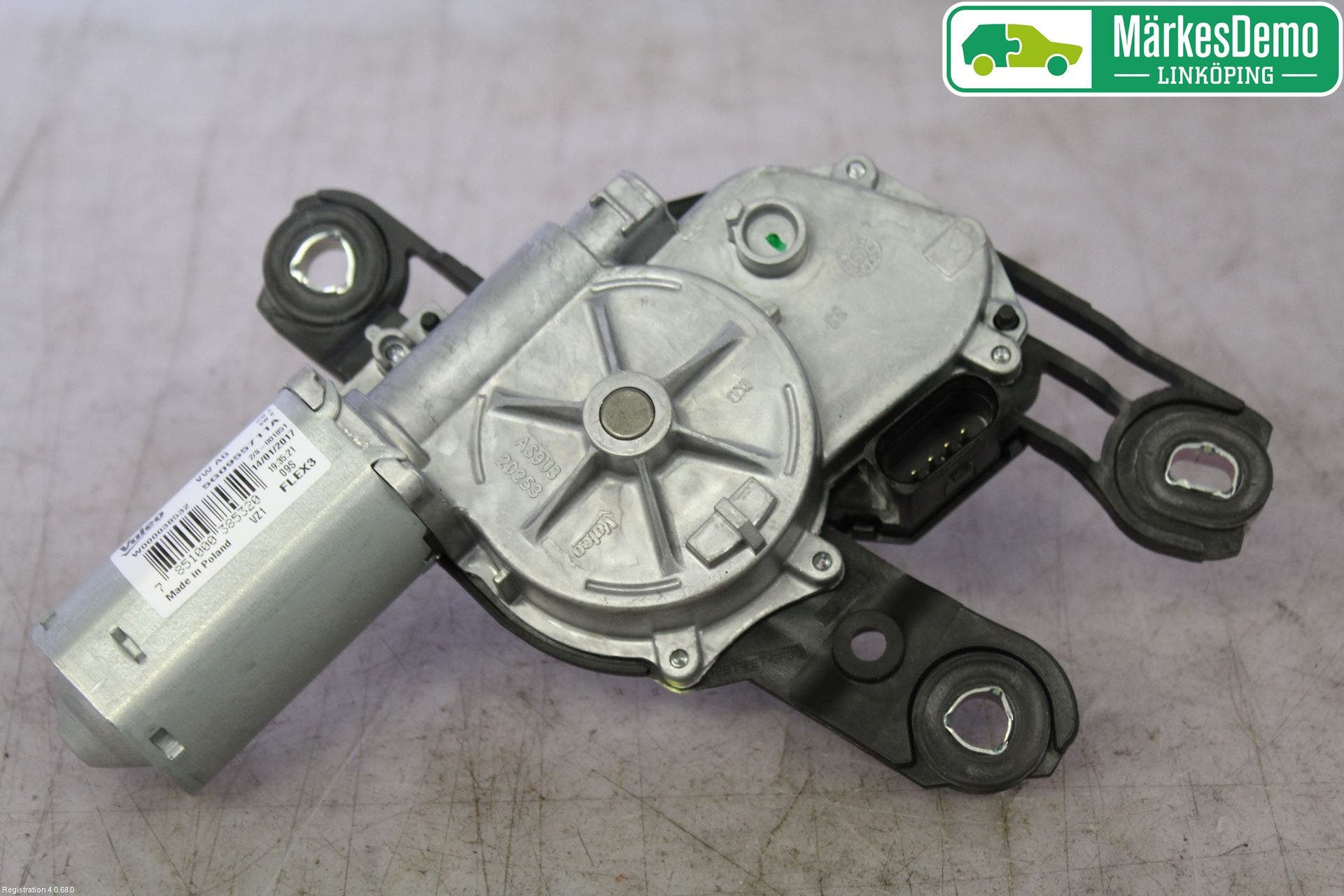 Volkswagen VW GOLF / E-GOLF VII 13-20 Torkarmotor Baklucka