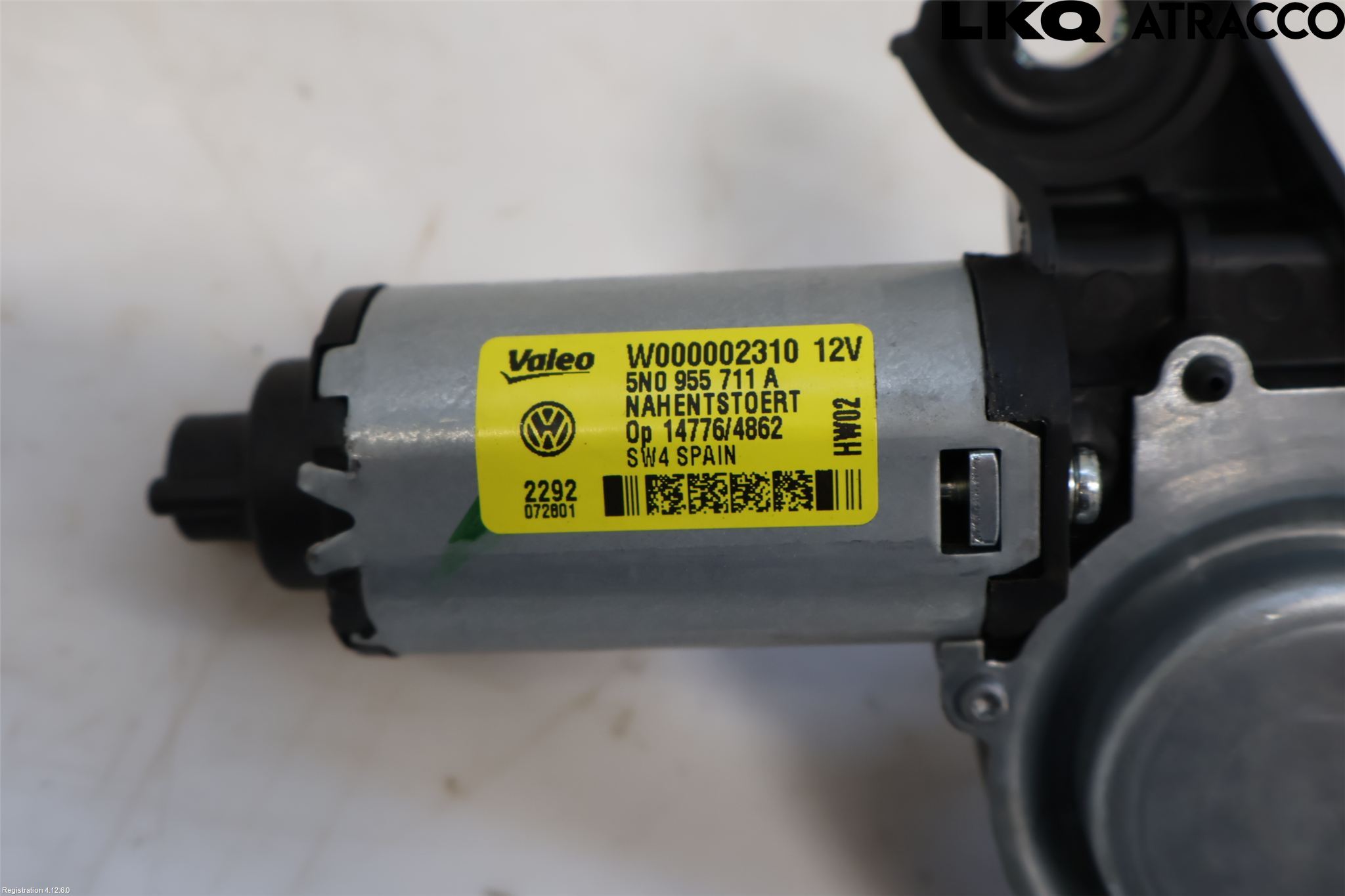 Volkswagen VW TIGUAN 07-16 Torkarmotor Baklucka