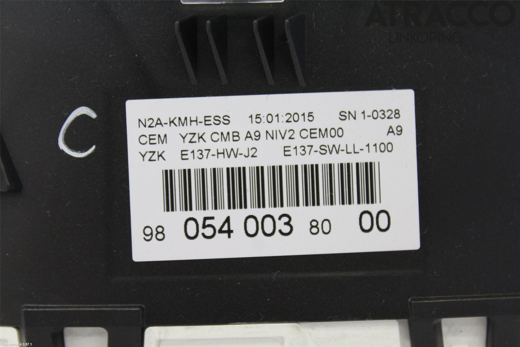 Peugeot 208 12-15 Instrument Komb