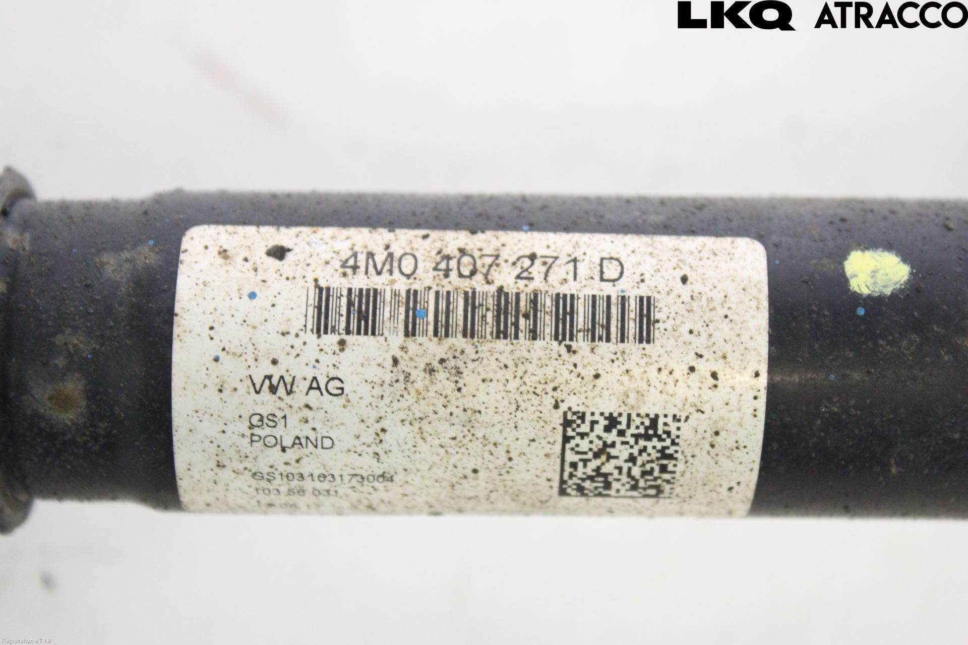 Audi Q7/SQ7 Drivaxel Fram Vänster