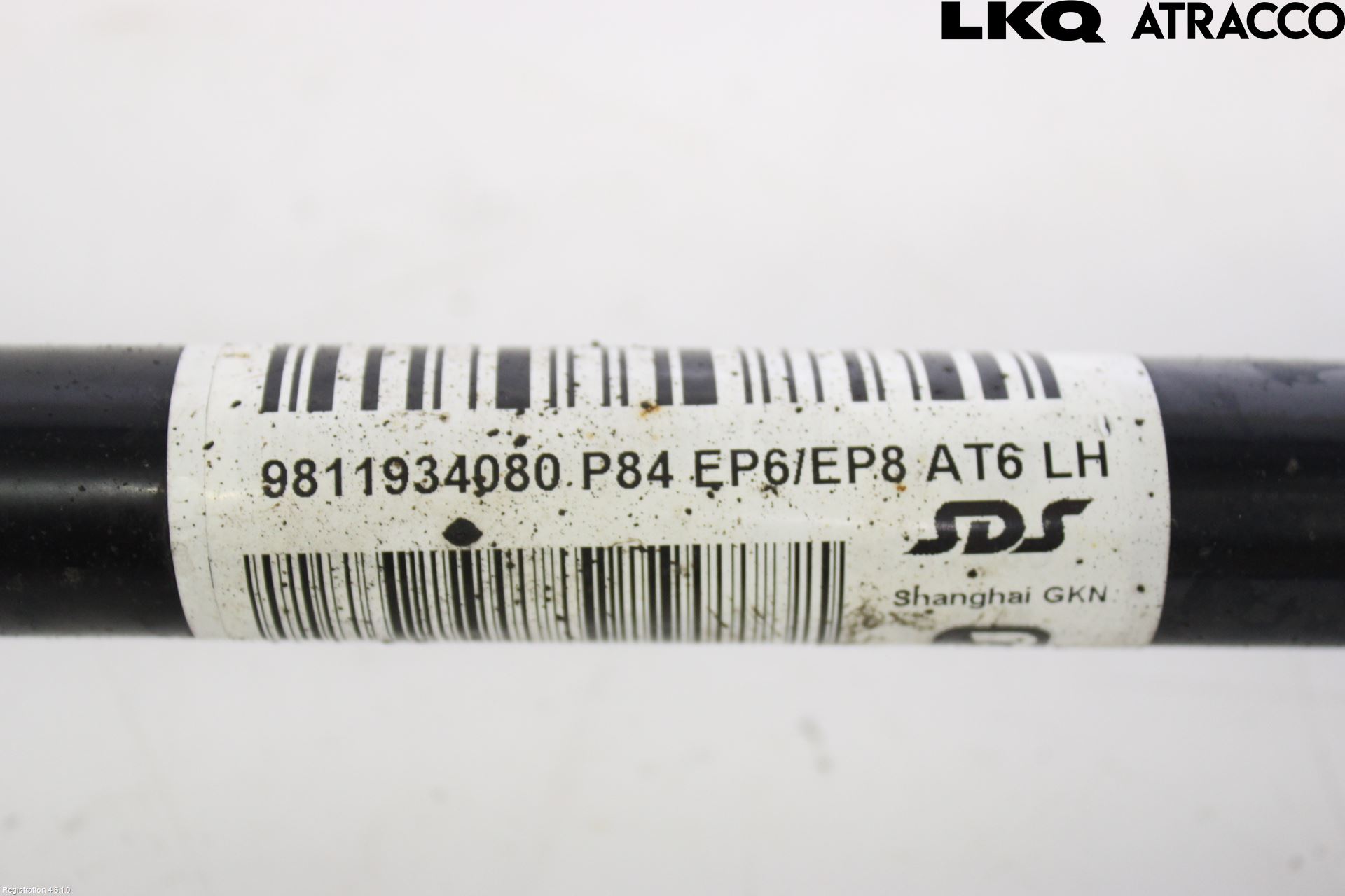 Peugeot 3008 17-24 Drivaxel Fram Vänster