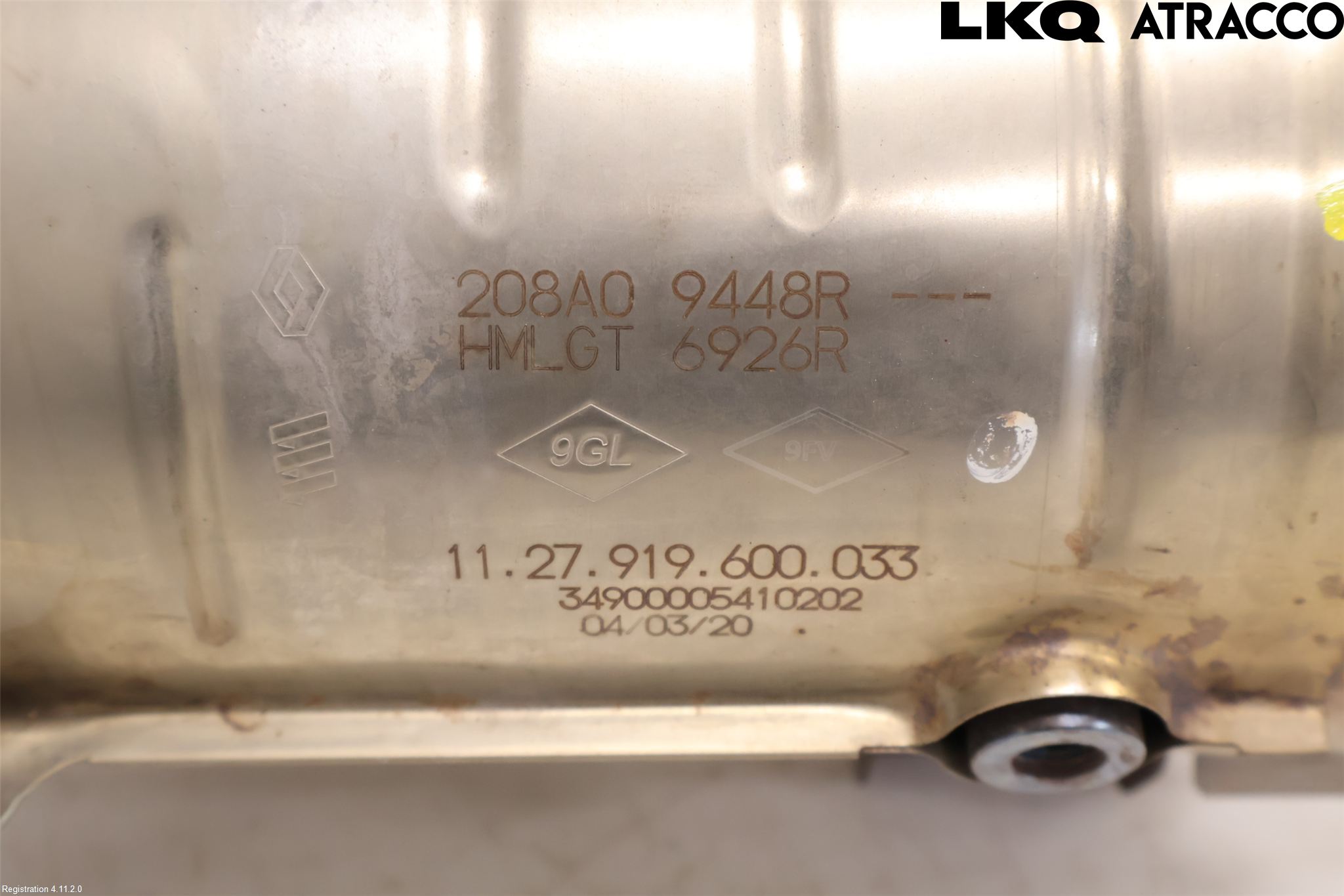Nissan QASHQAI 17-21 Avgas Partikelfilter