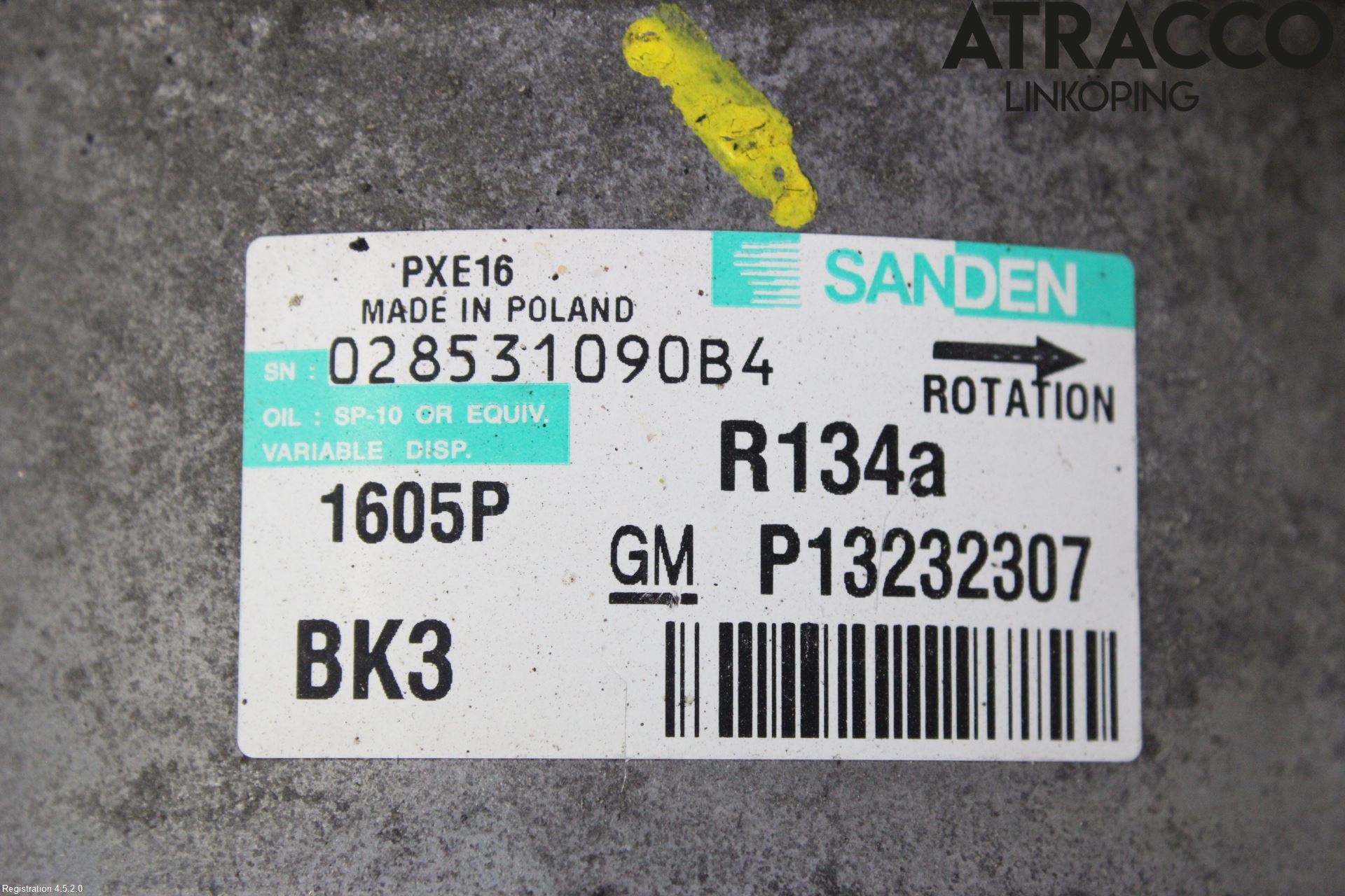 Opel INSIGNIA 09-16 Ac Kompressor