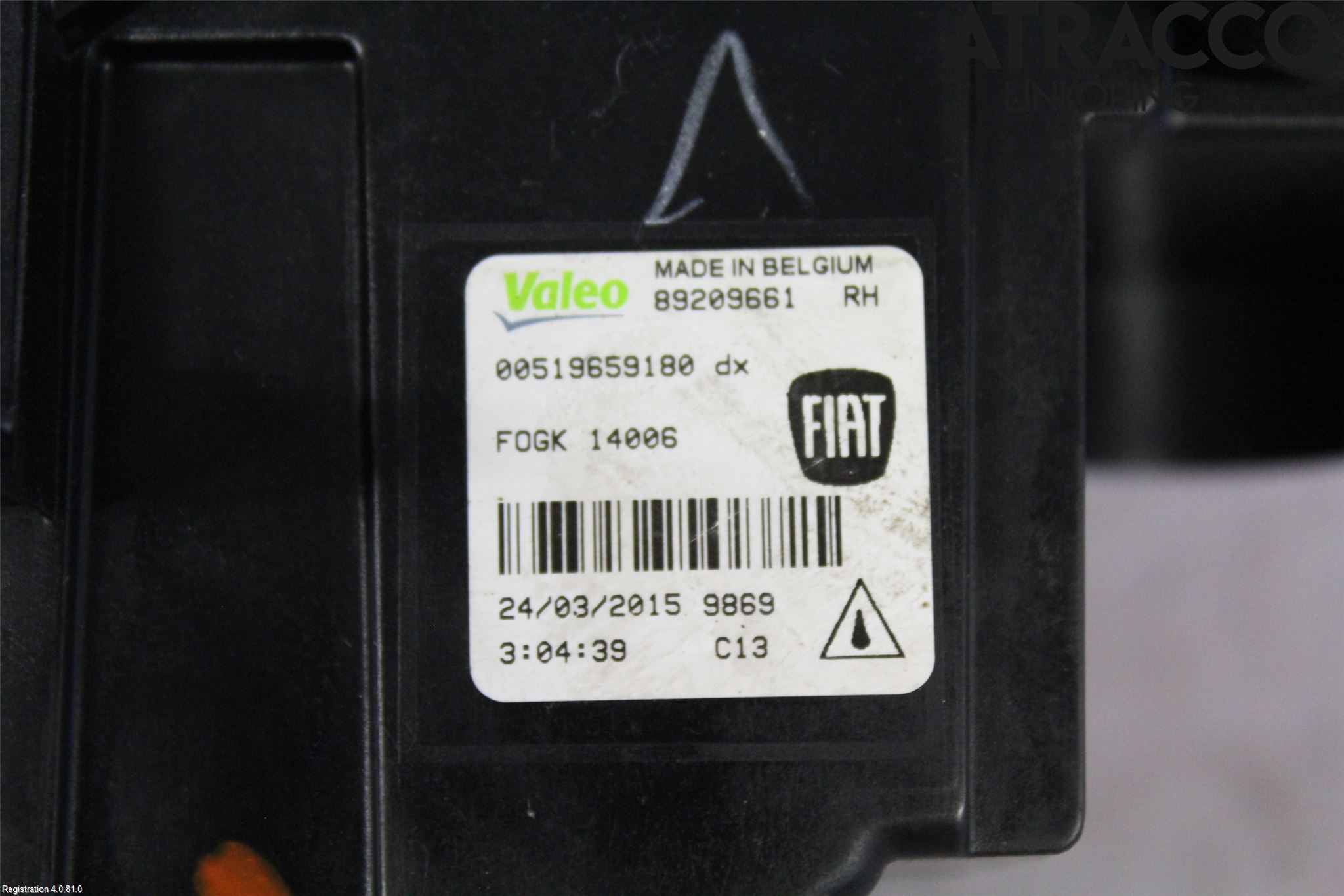 Fiat 500X 15- Dimljus-Varselljus Fram