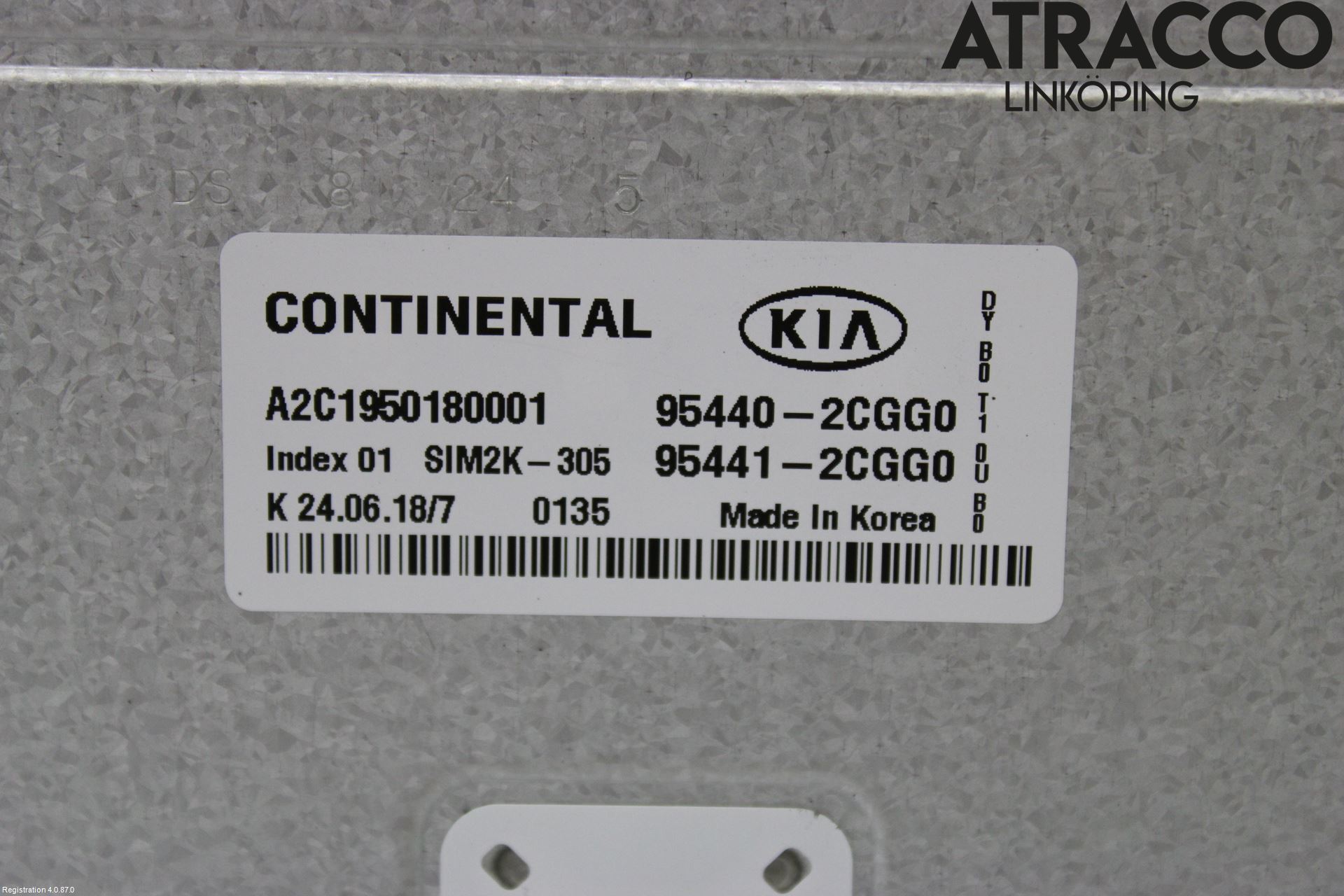 Kia STONIC 18->> Styrenhet Växellåda