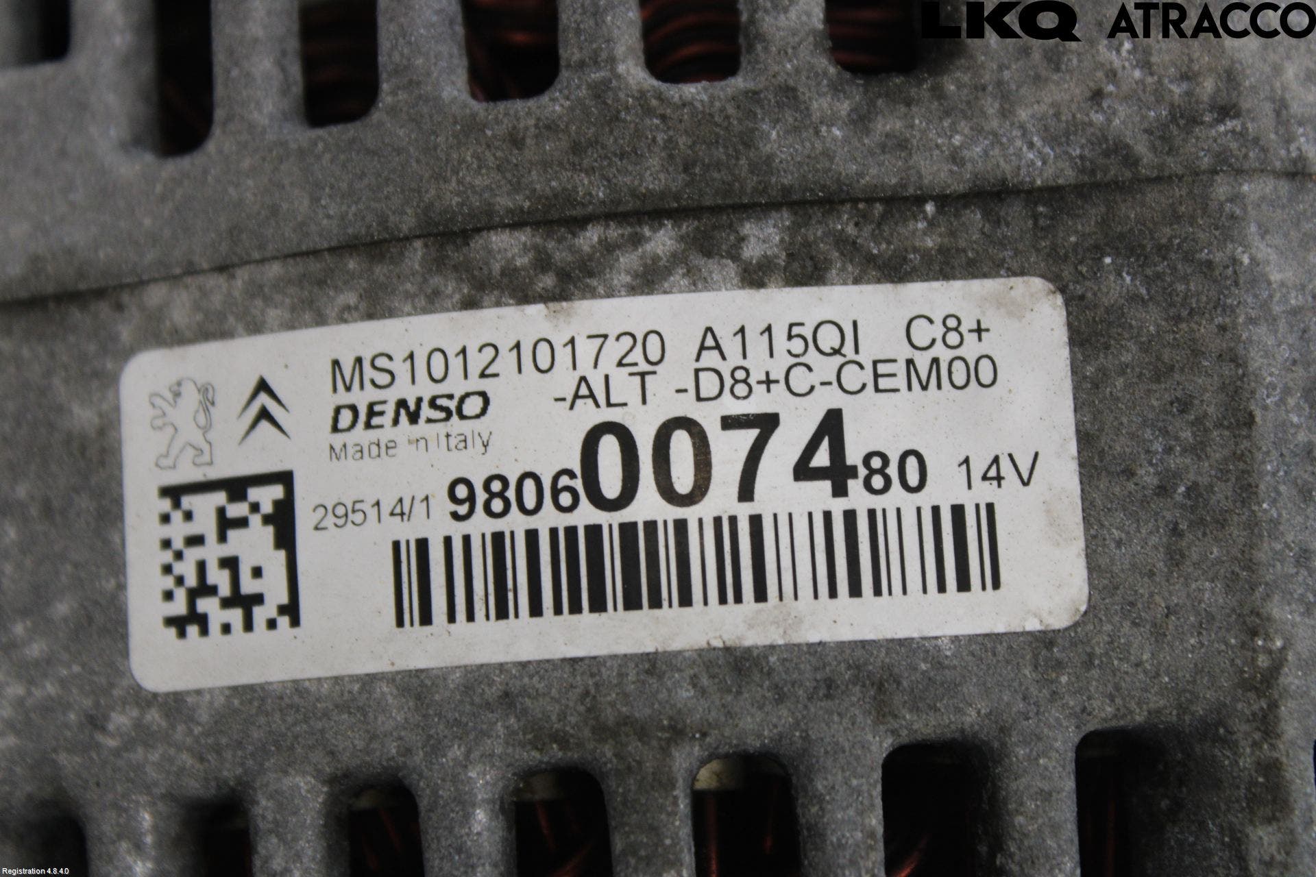 Peugeot 208 12-15 Generator