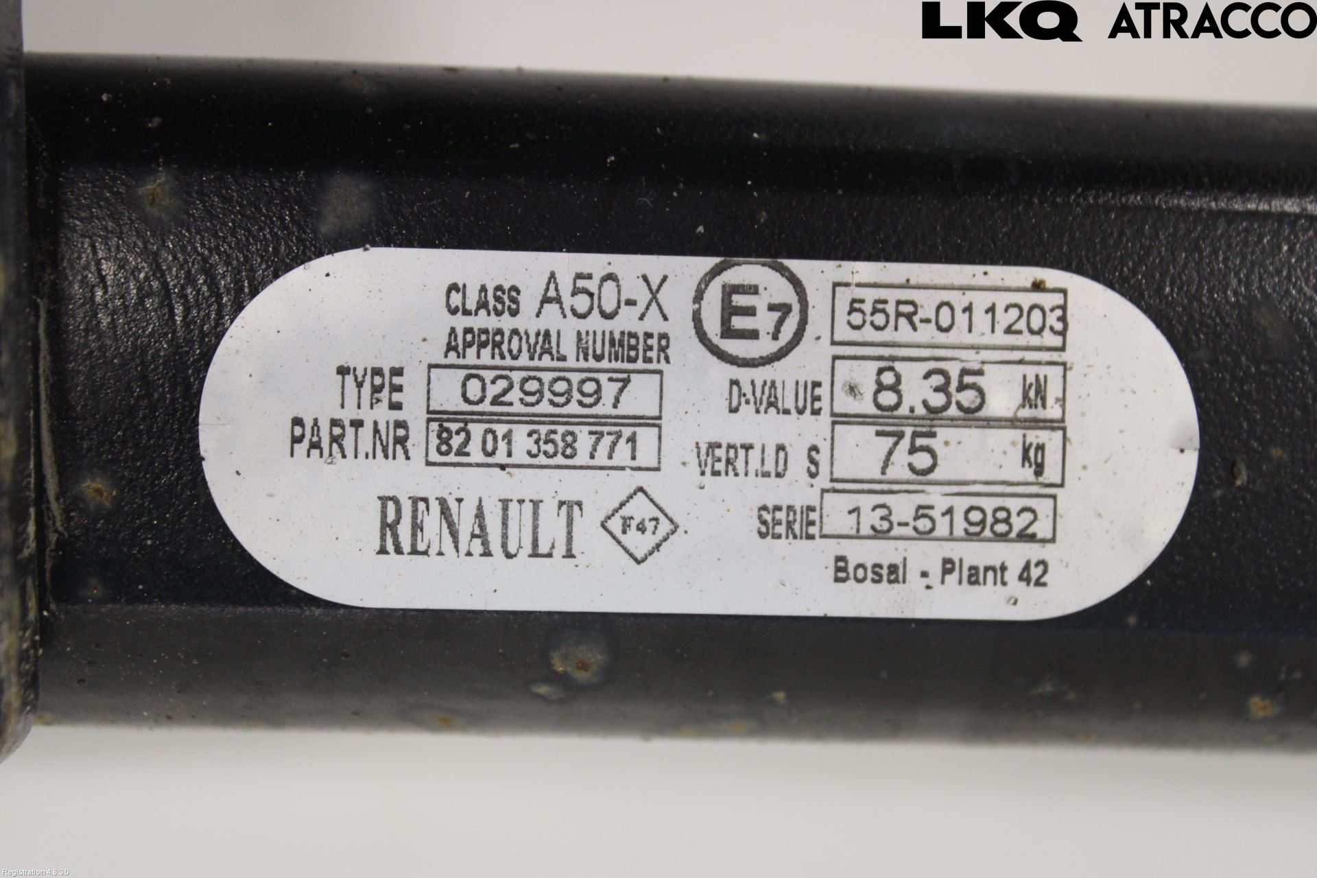 Renault KANGOO II 08-14 Dragkrok