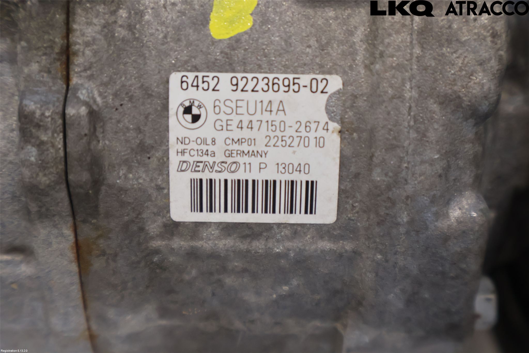 BMW 3 F30/F31/F80 12-19 Ac Kompressor