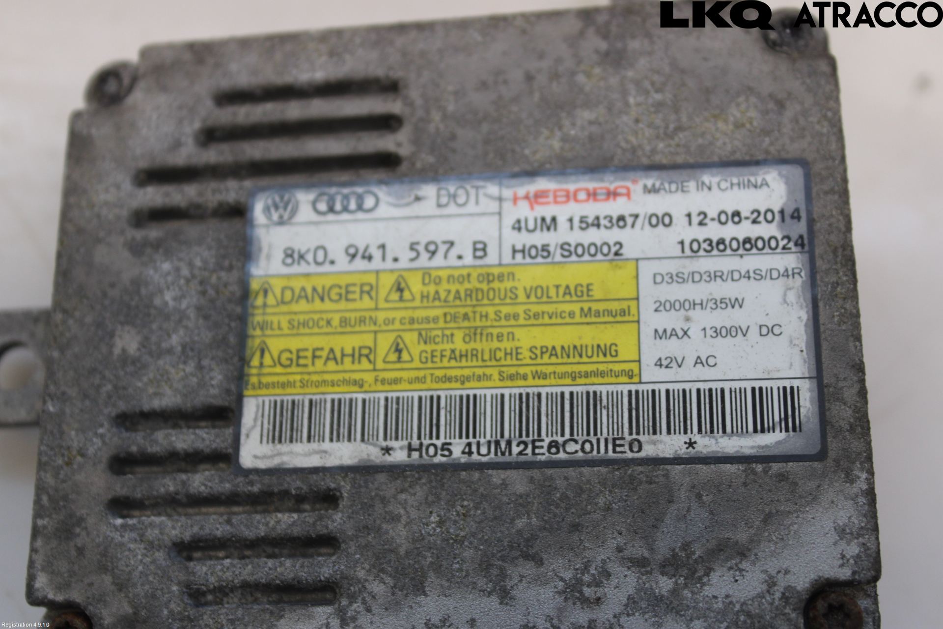 Volkswagen VW PASSAT 11-14 Styrenhet Strålkastare
