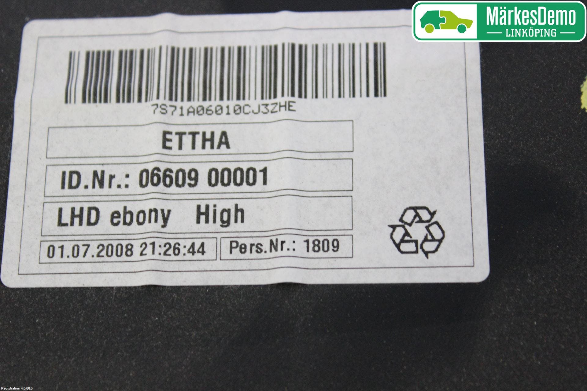 Ford MONDEO 07-15 Handskfack