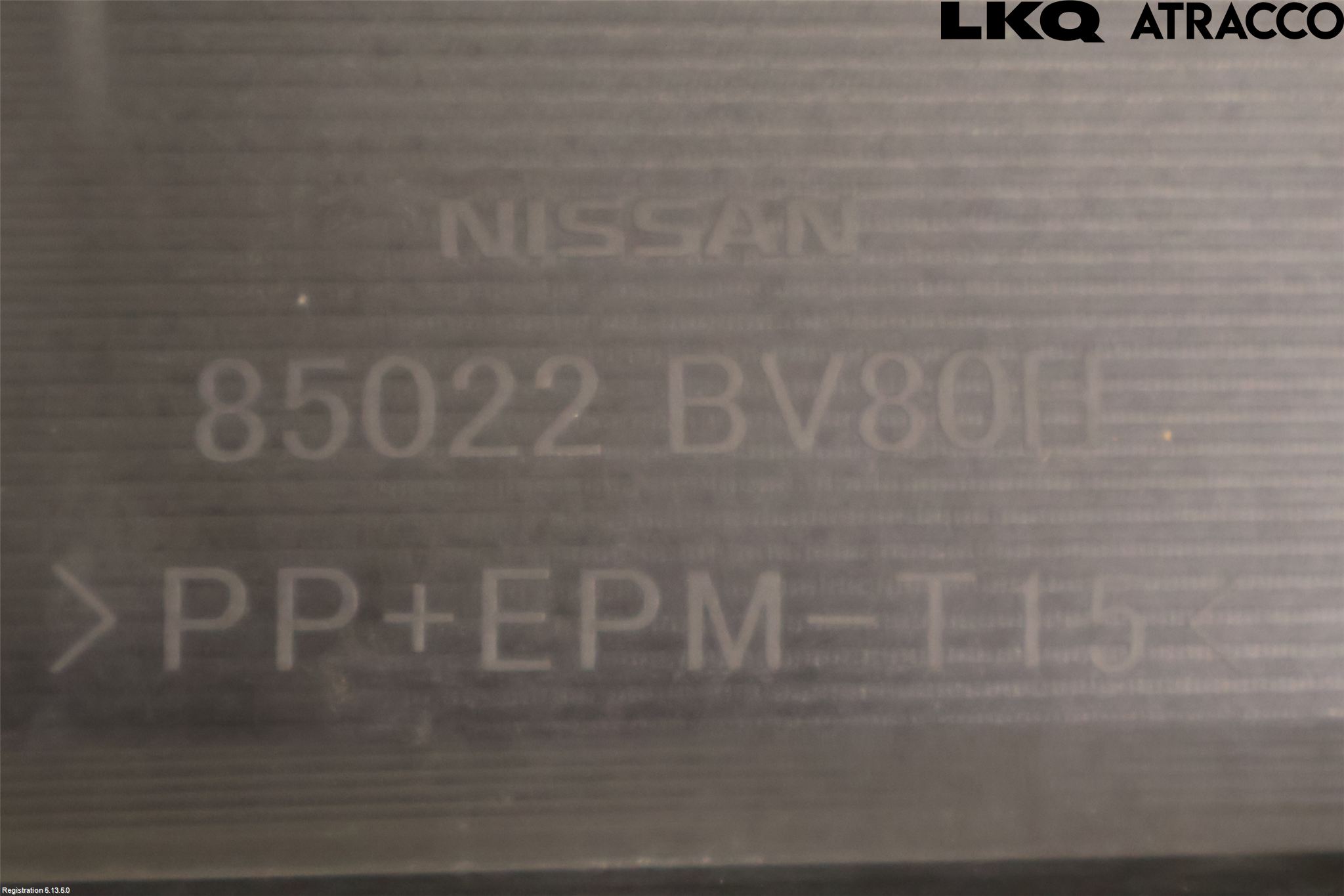 Nissan JUKE 14-19 Stötfångarbeklädnad Bak