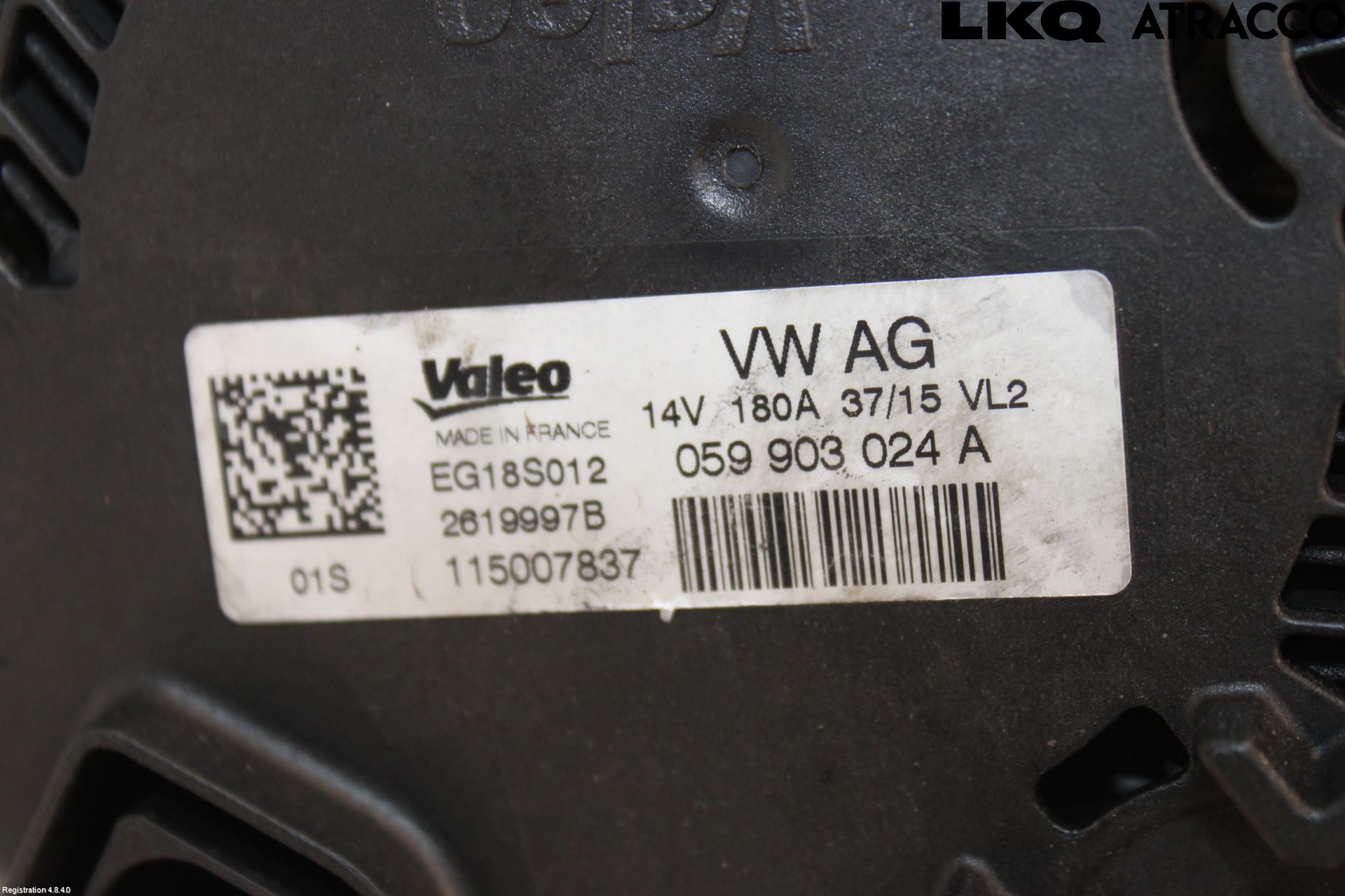 Audi Q7/SQ7 Generator