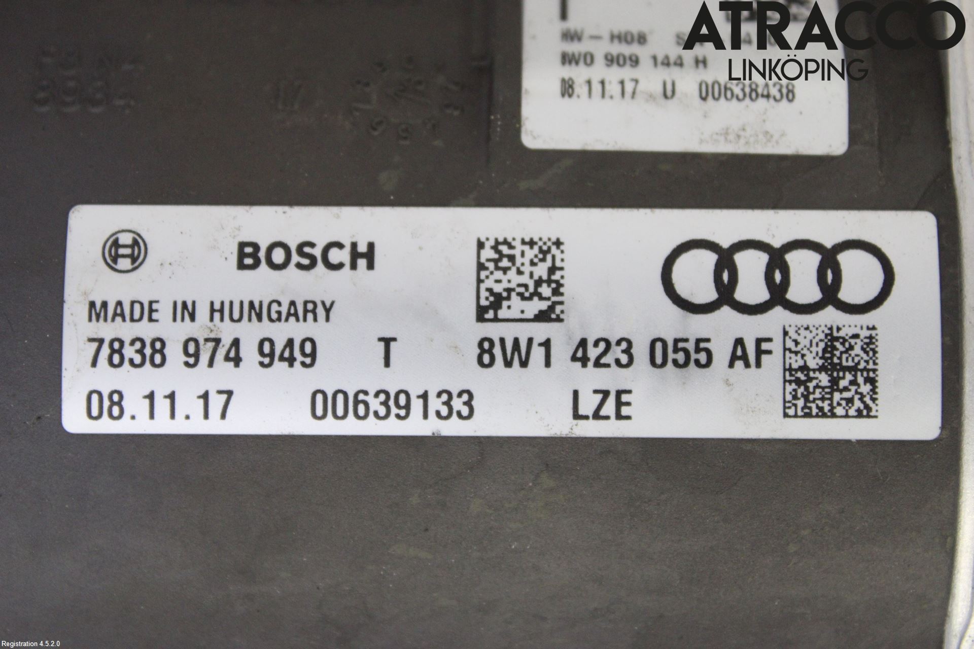 Audi A4/S4 B9 16-19 Styrväxel-Snäcka Elektrisk