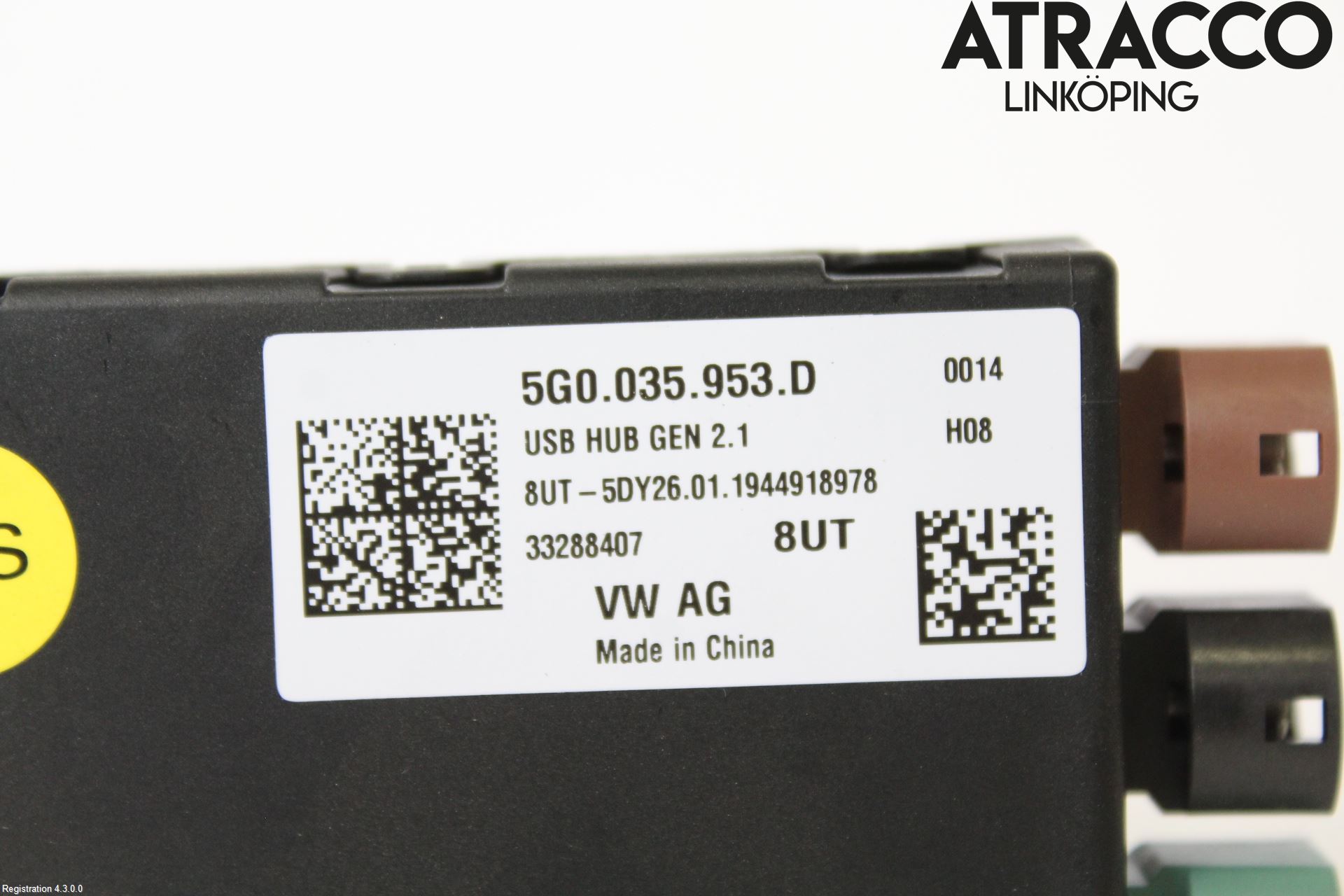 Volkswagen VW PASSAT 15-19 Styrenhet Multimedia