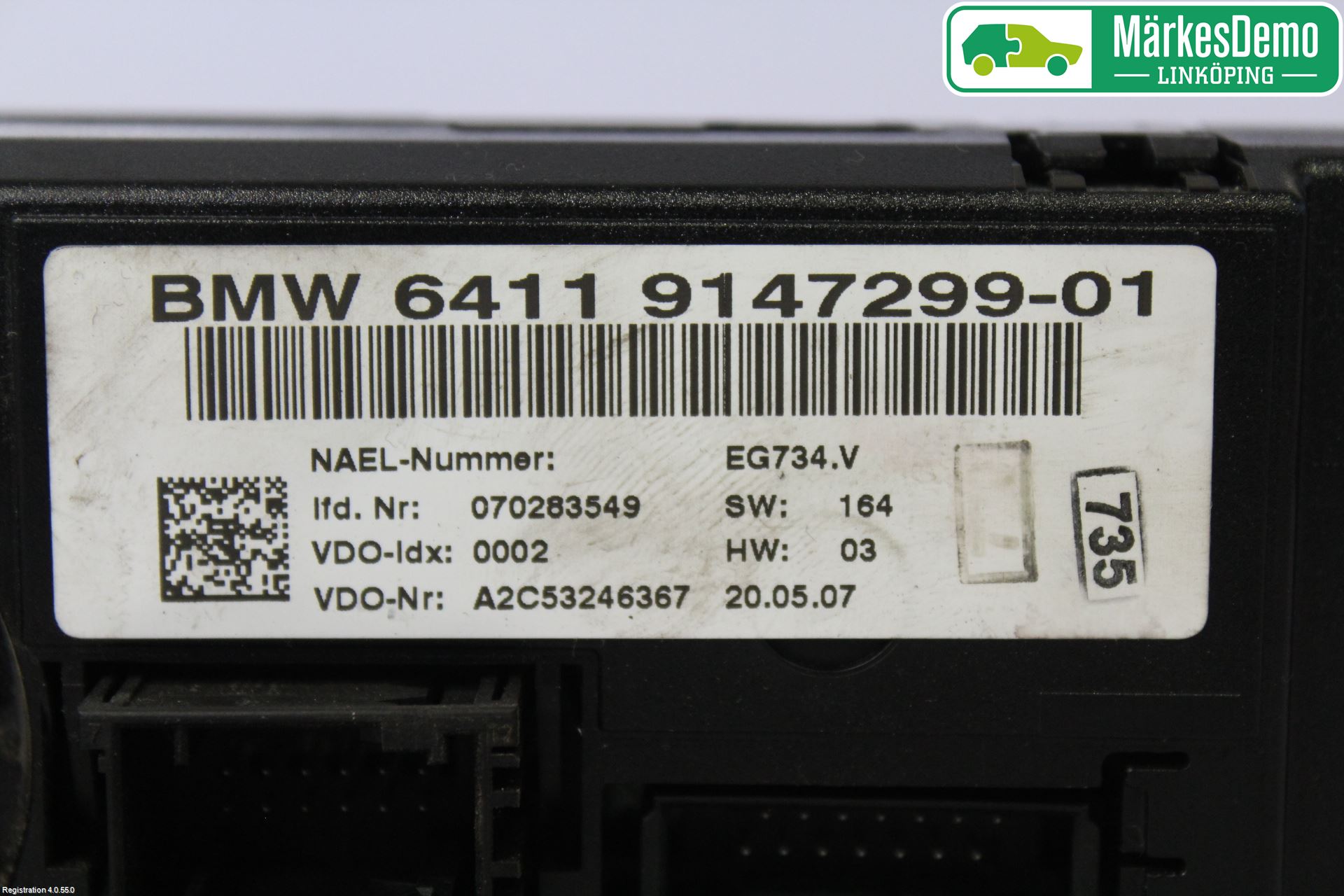 BMW 1 E87/81 5D/3D 03-11 Ac Styrenhet Ac Manöveren