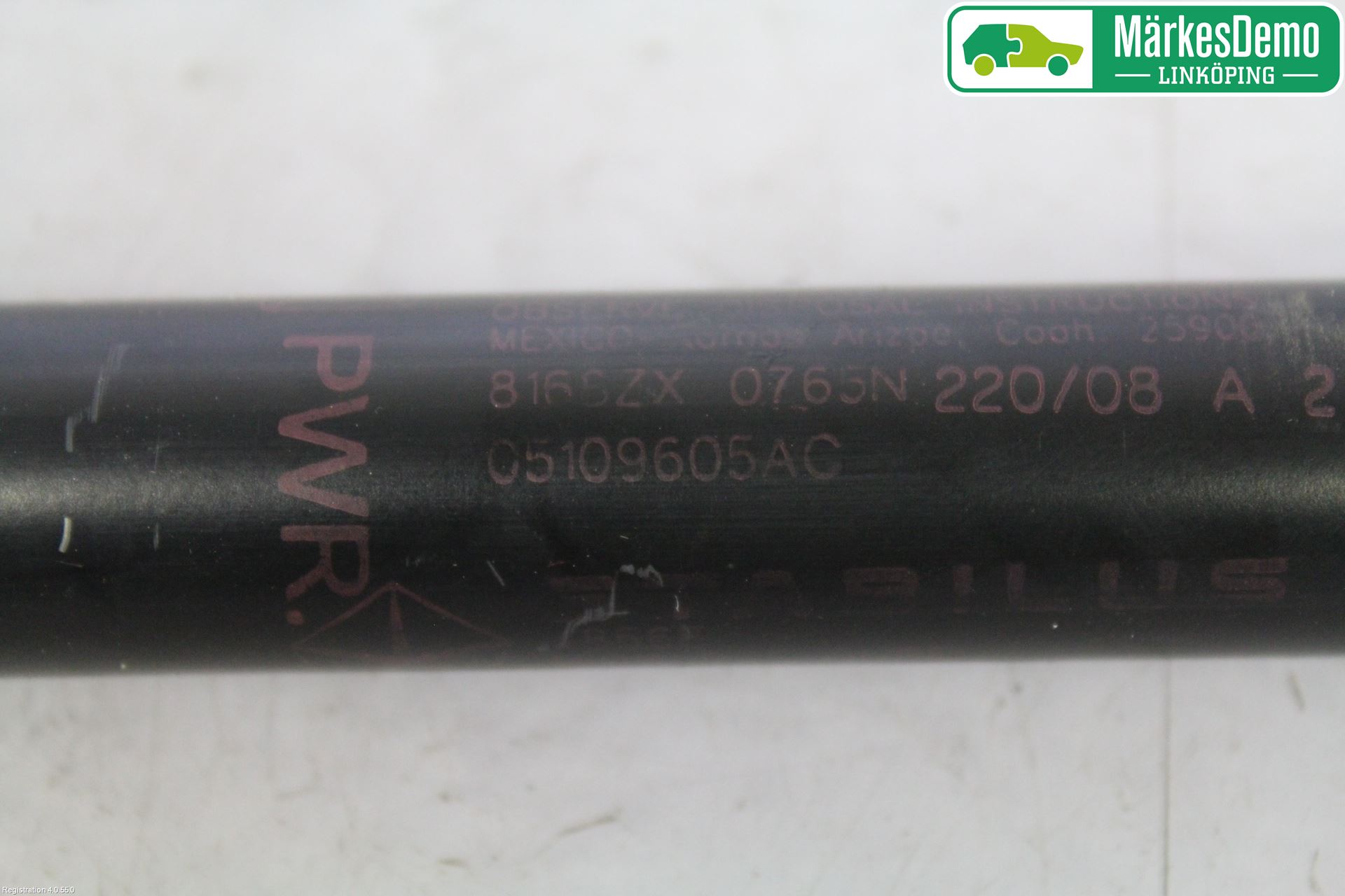 Chevrolet CHR VOYAGER 08-10 Gasfjäder Baklucka