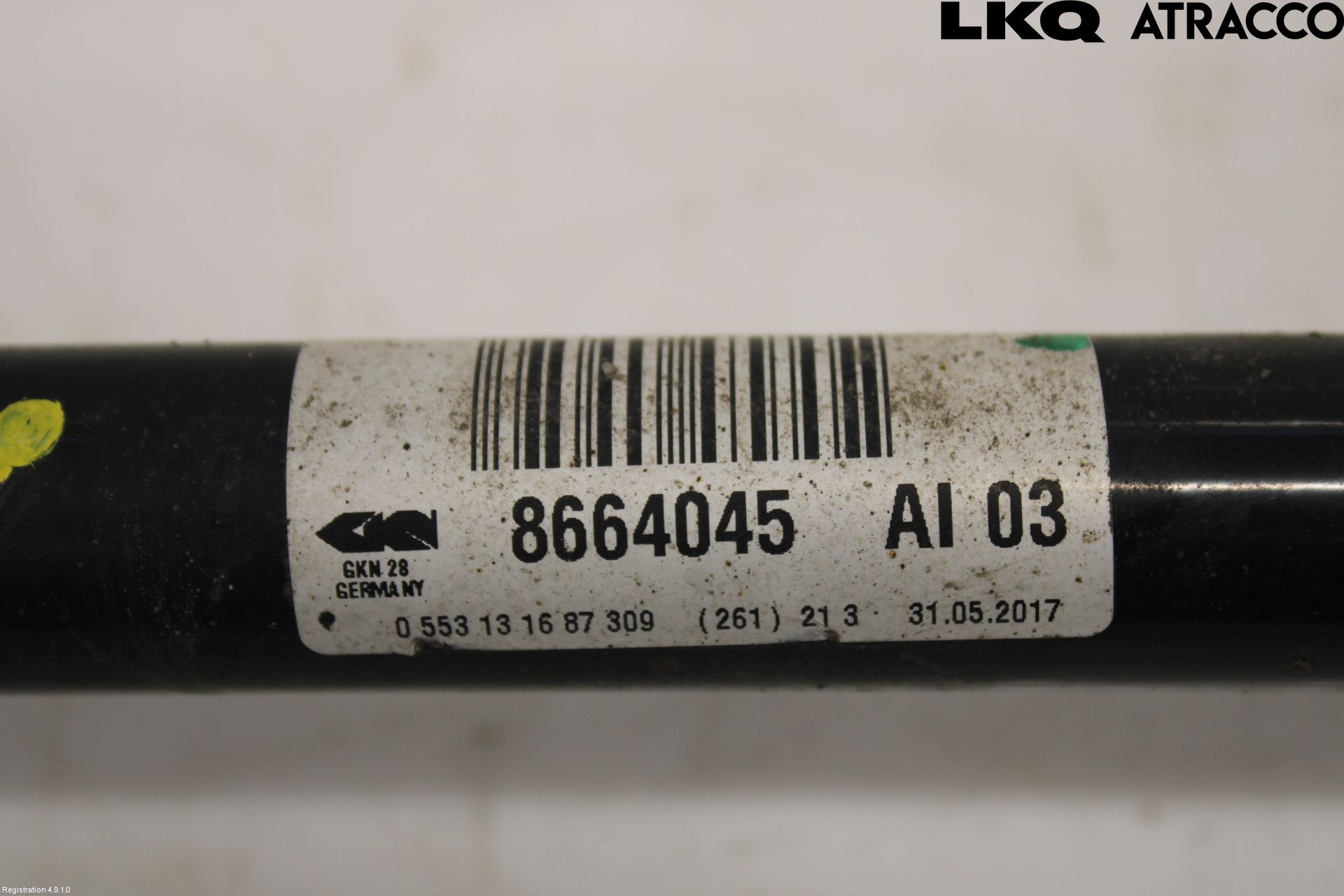 BMW 5 G30/G31/F90 17-23 Drivaxel Bak Vänster