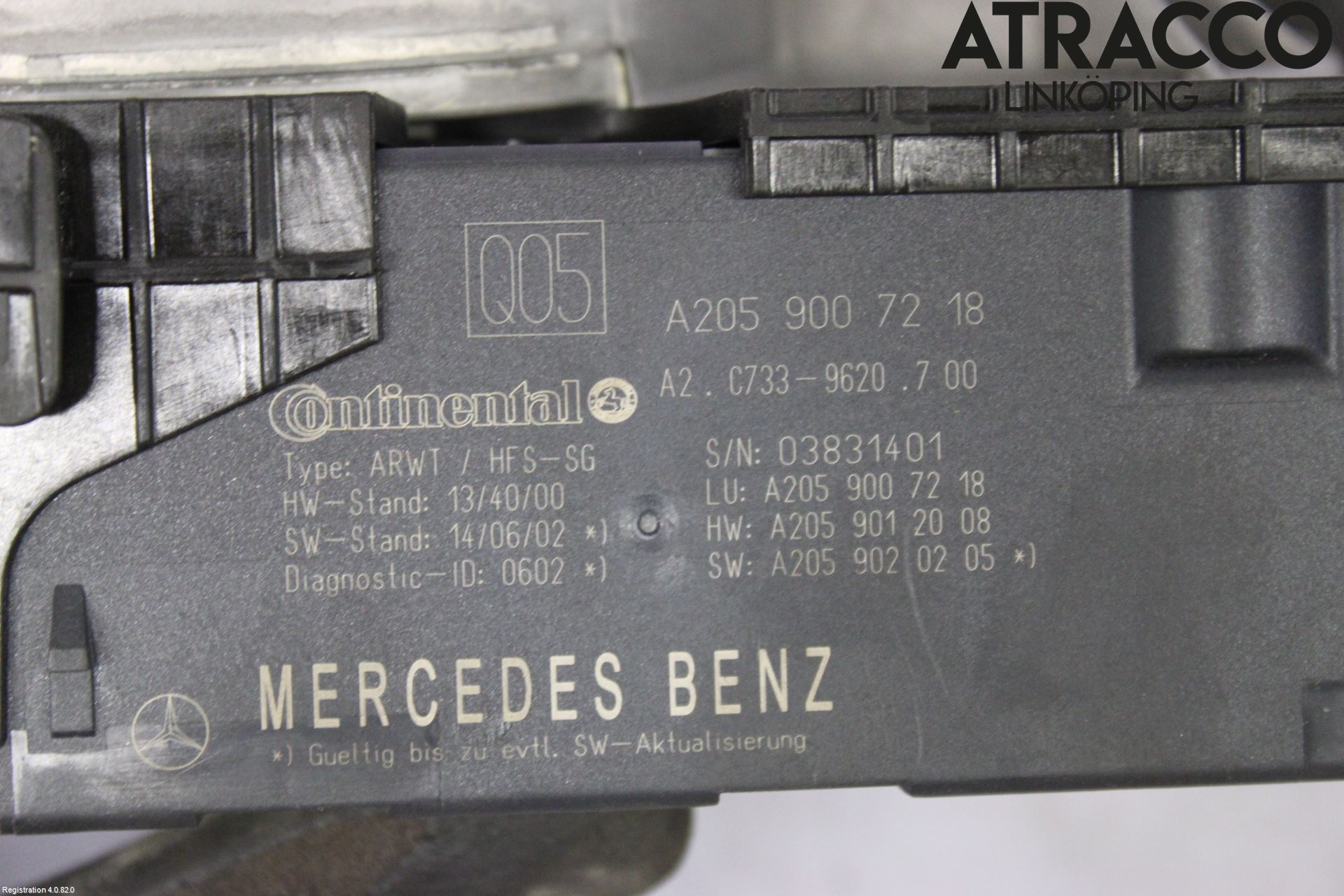 Mercedes-Benz MB C-KLASS (W205) 14-21 Bakluckeöppnare Automatisk