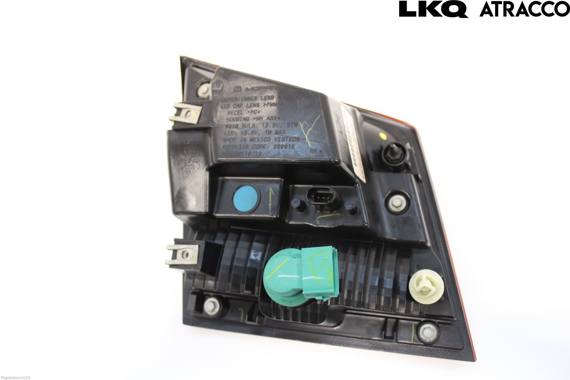 Fiat FREEMONT Bakljus Lucka Hö