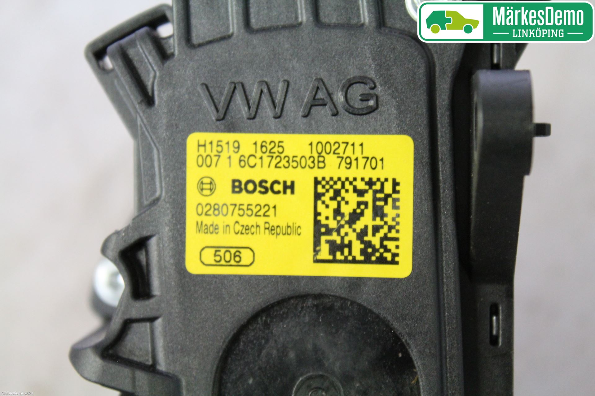 Skoda FABIA 15-21 Gaspedal