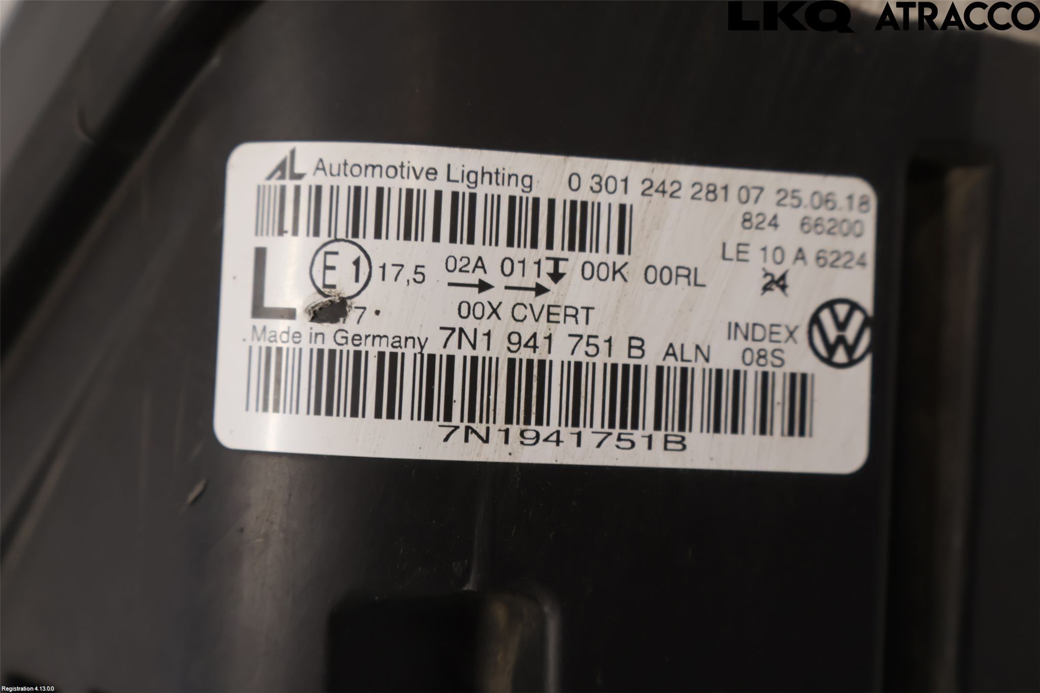 Volkswagen VW SHARAN 11- Strålkastare Vänster
