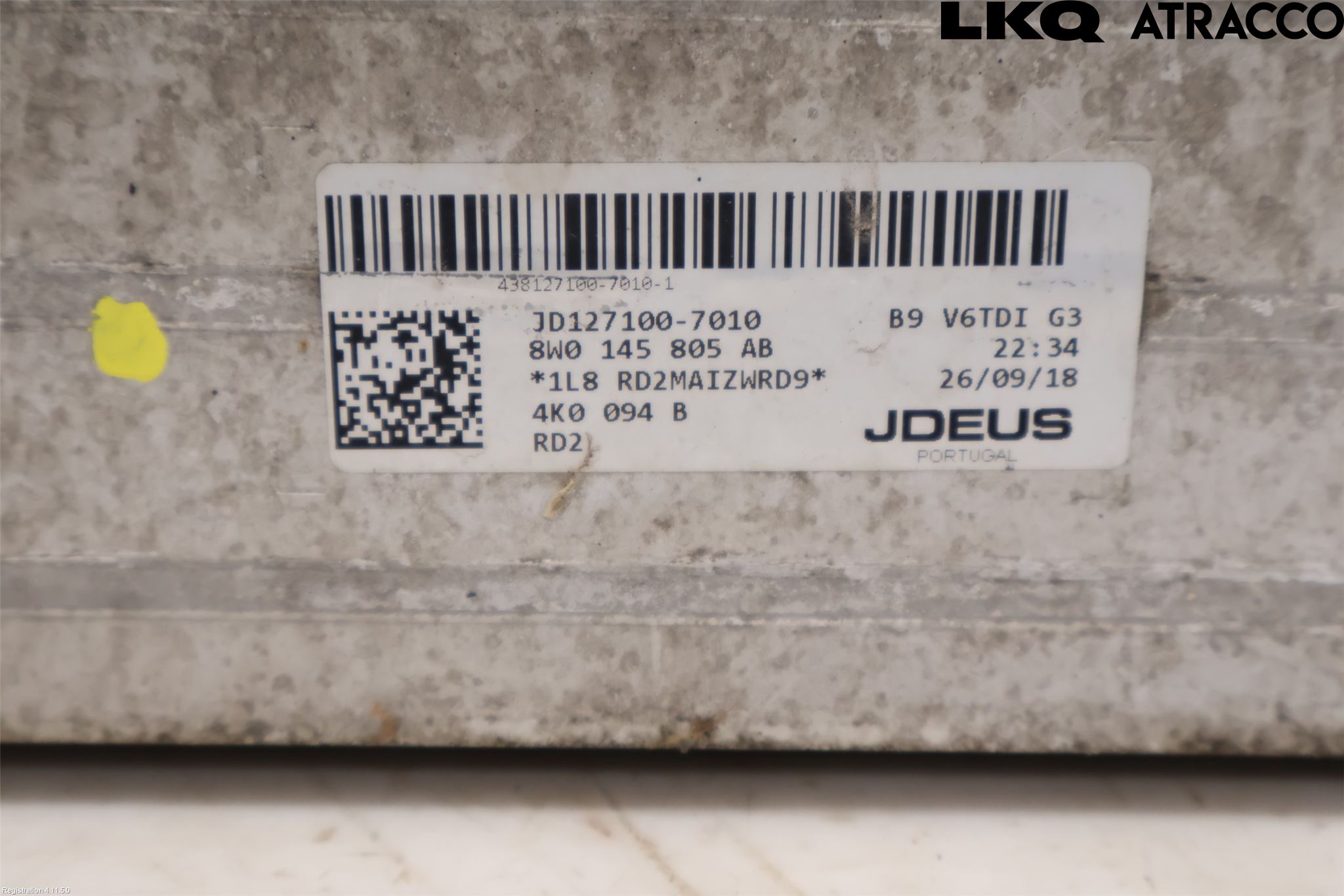 Audi A6 F2/C8 19- Laddluft-Intercooler Kyl