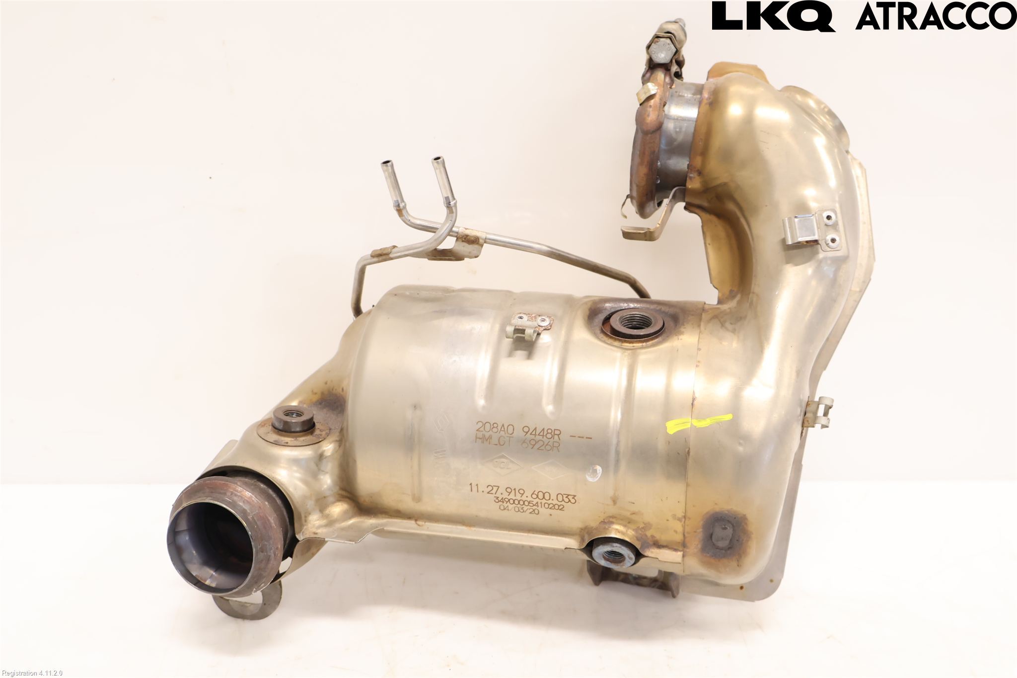 Nissan QASHQAI 17-21 Avgas Partikelfilter