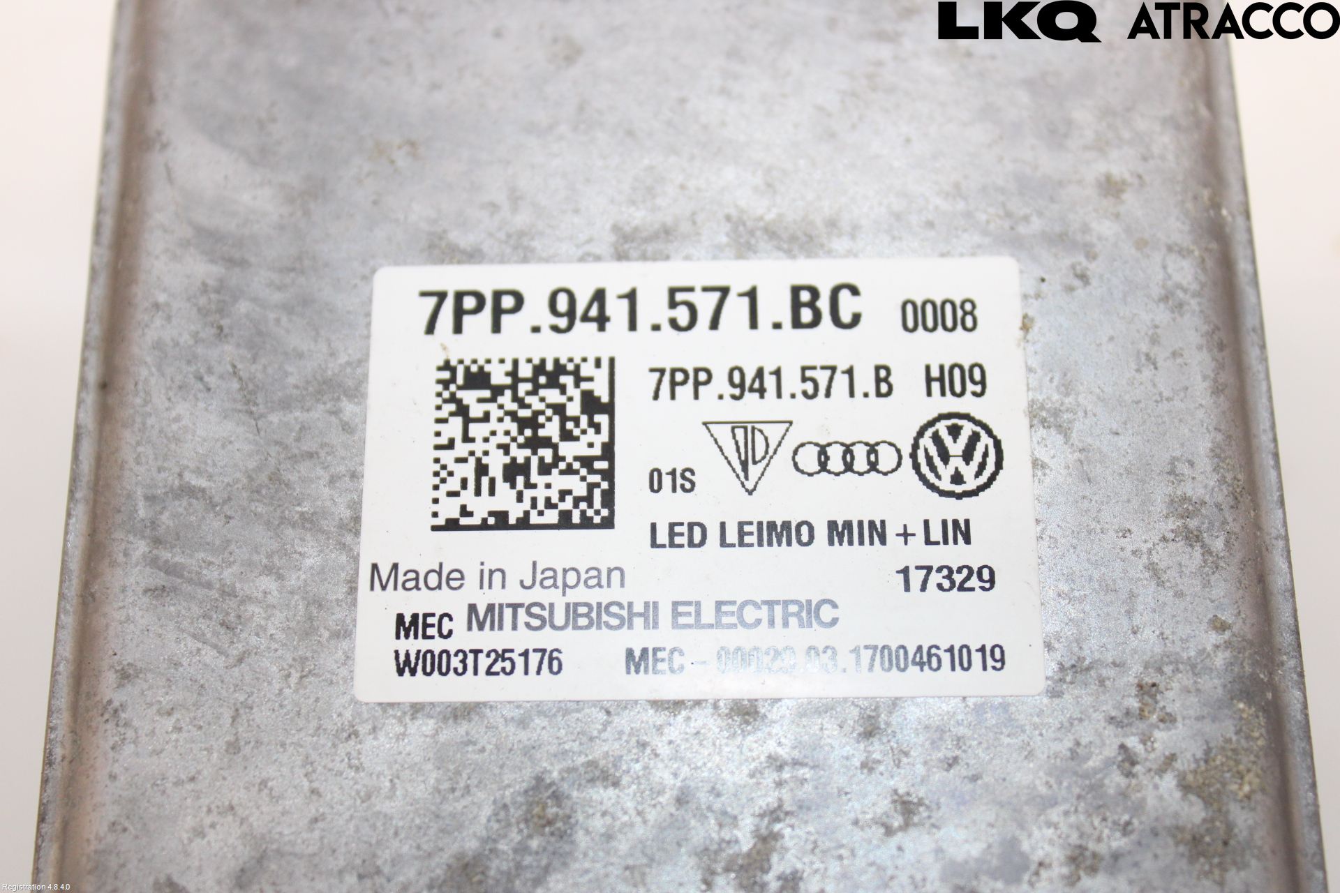 Audi A4/S4 B9 16-19 Styrenhet Strålkastare